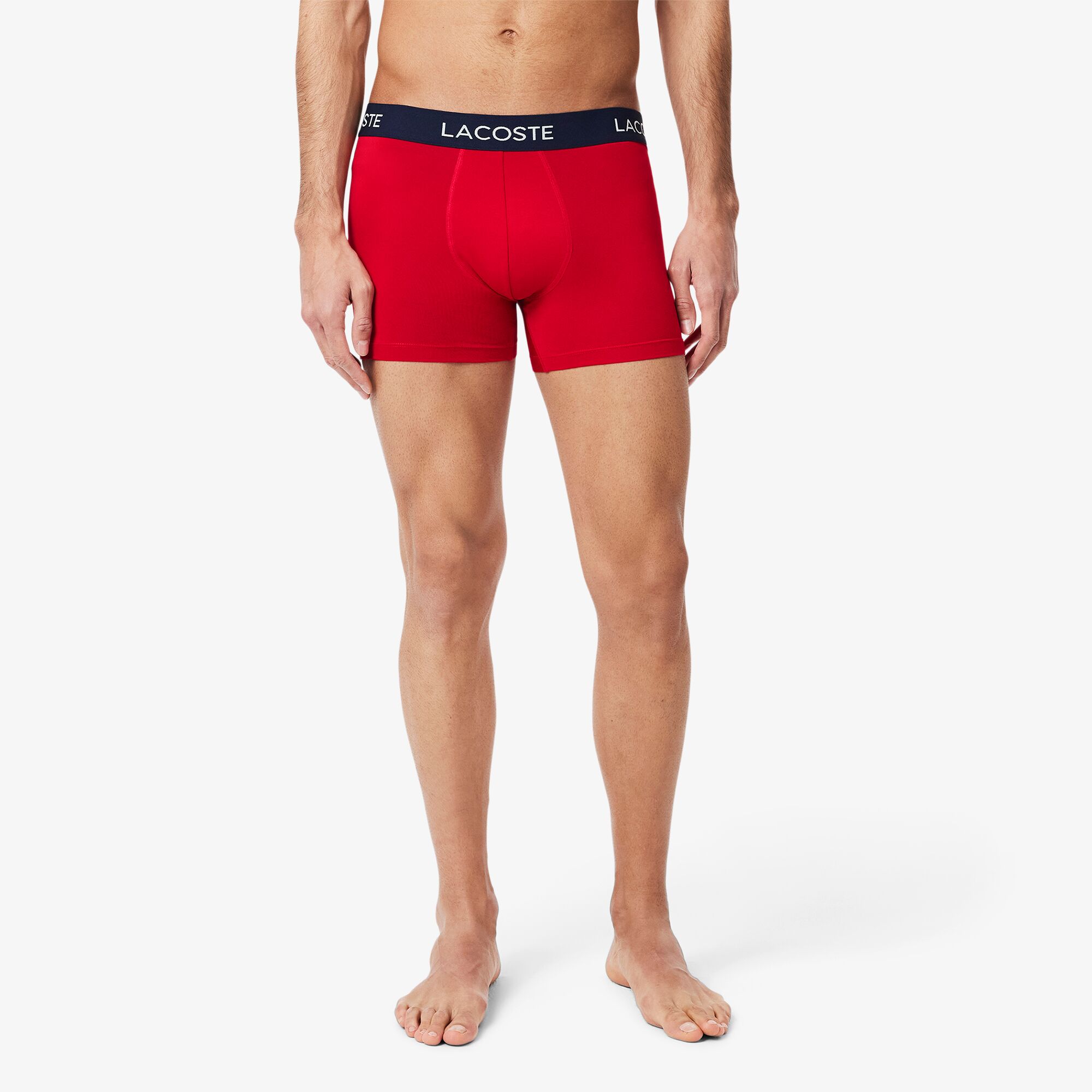 Lacoste Erkek 3'lü Renkli Boxer görsel 2