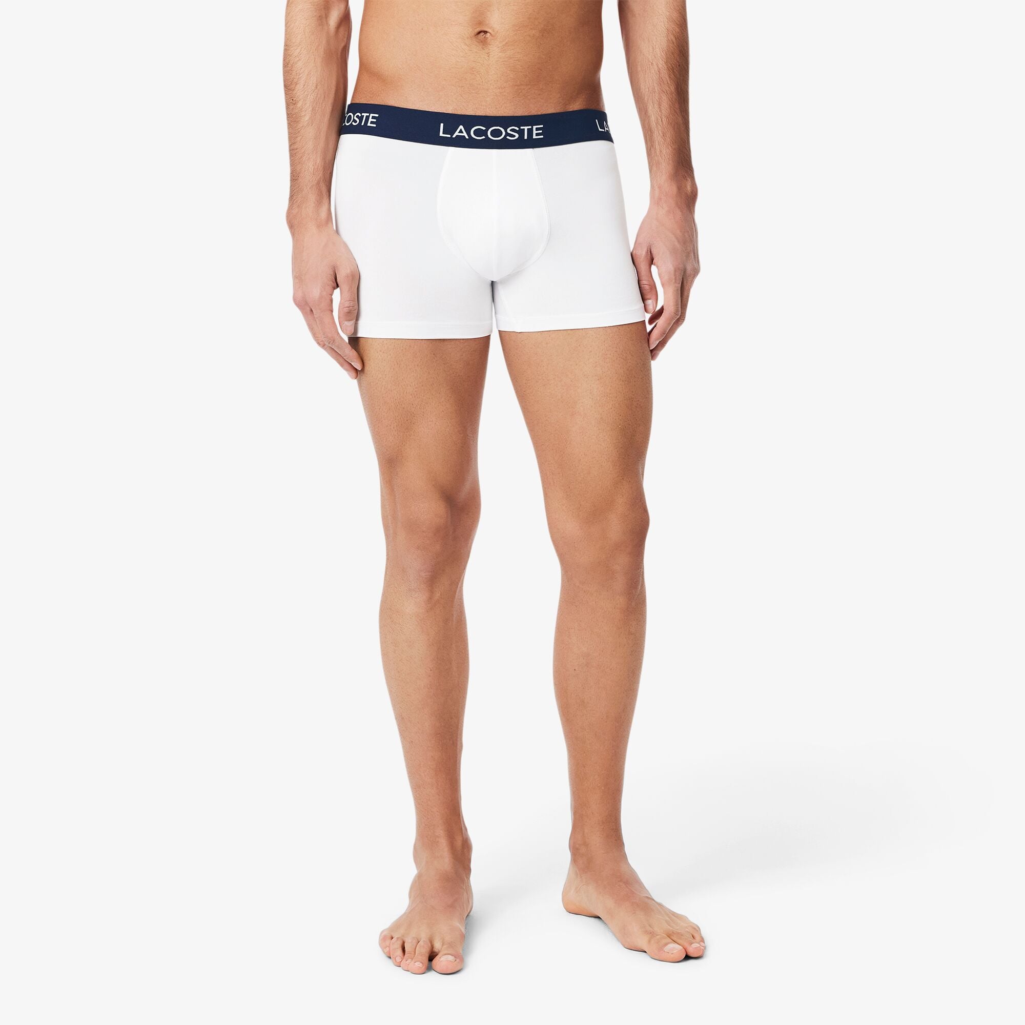 Lacoste Erkek 3'lü Renkli Boxer görsel 4