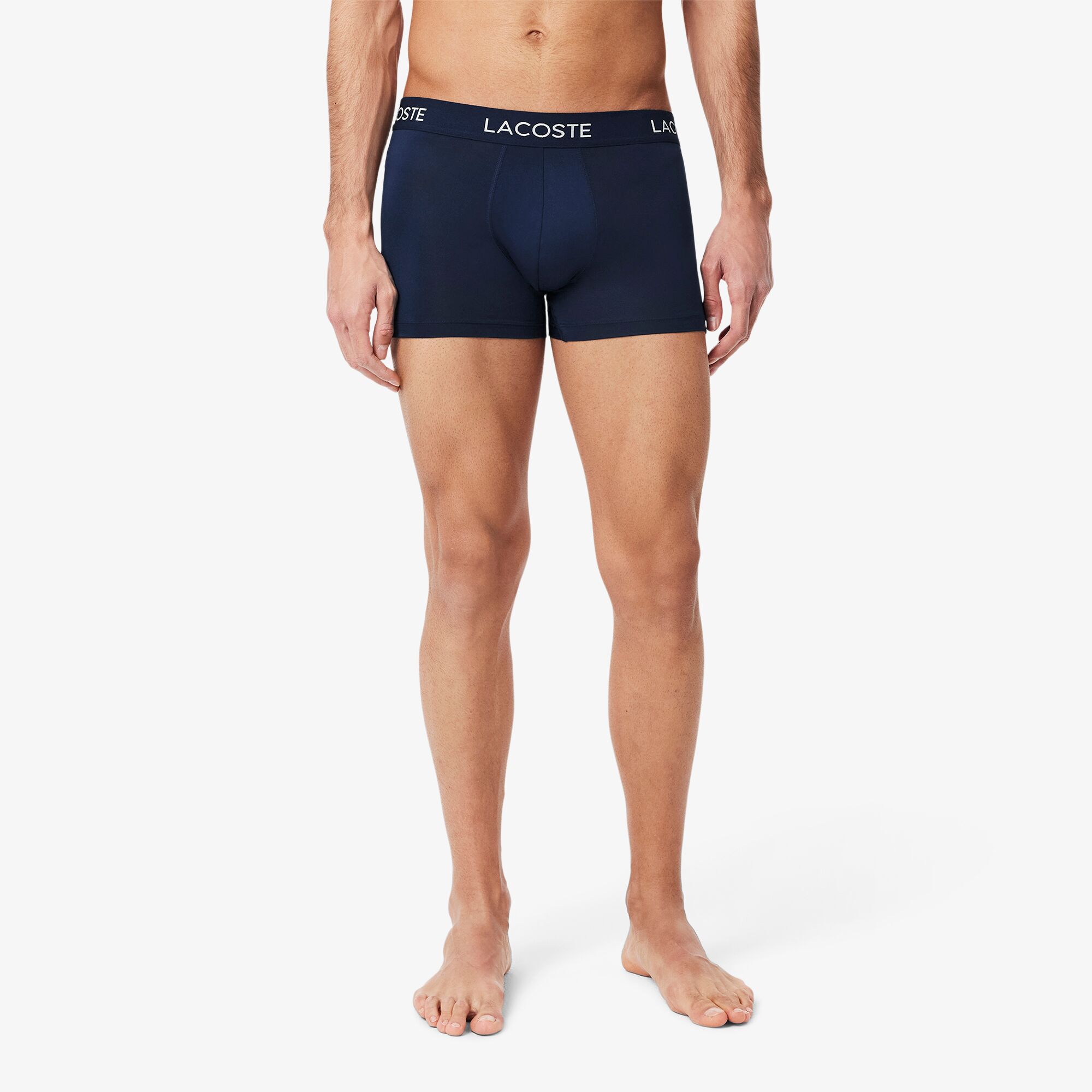Lacoste Erkek 3'lü Renkli Boxer görsel 6
