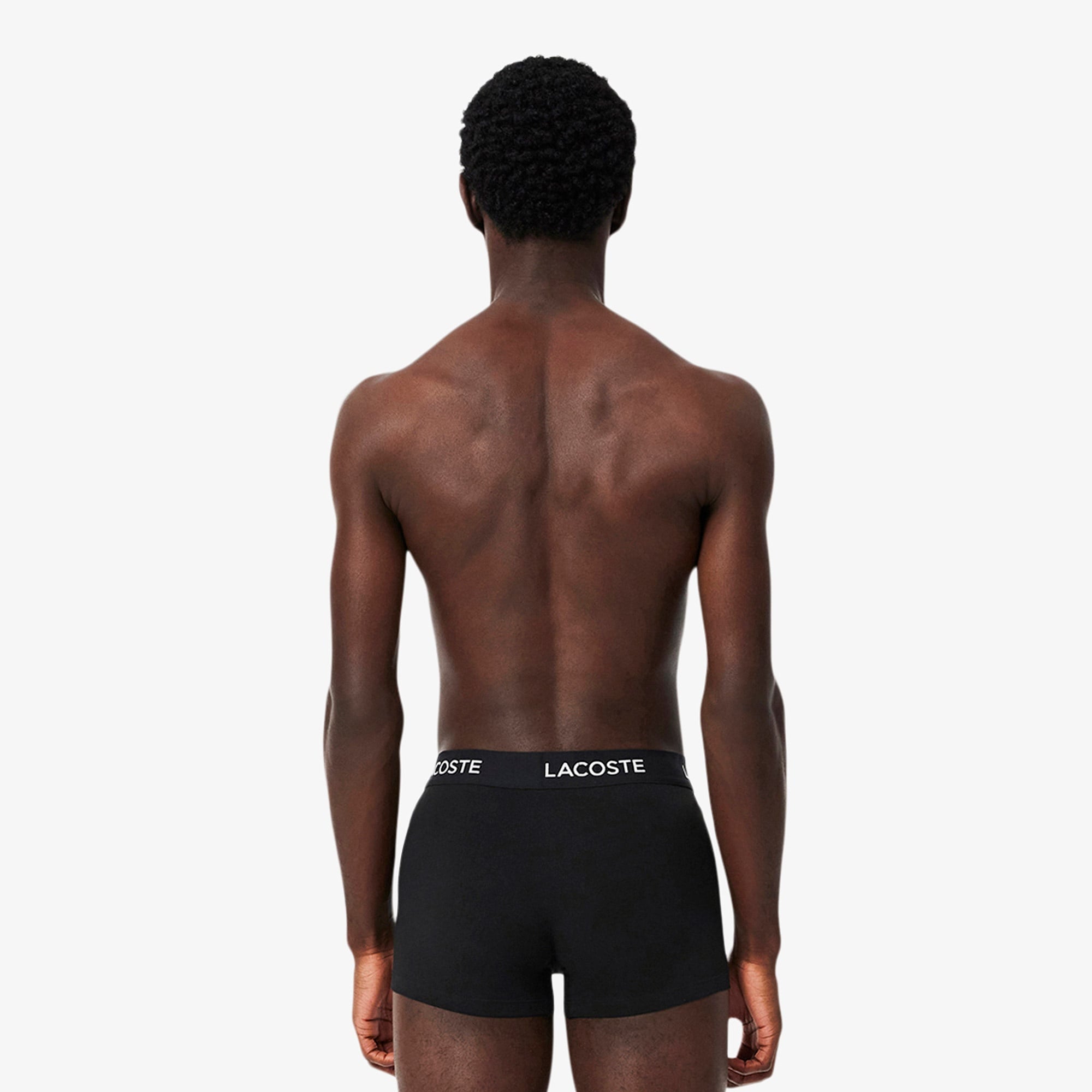 Erkek Regular Fit 3'lü Siyah Boxer