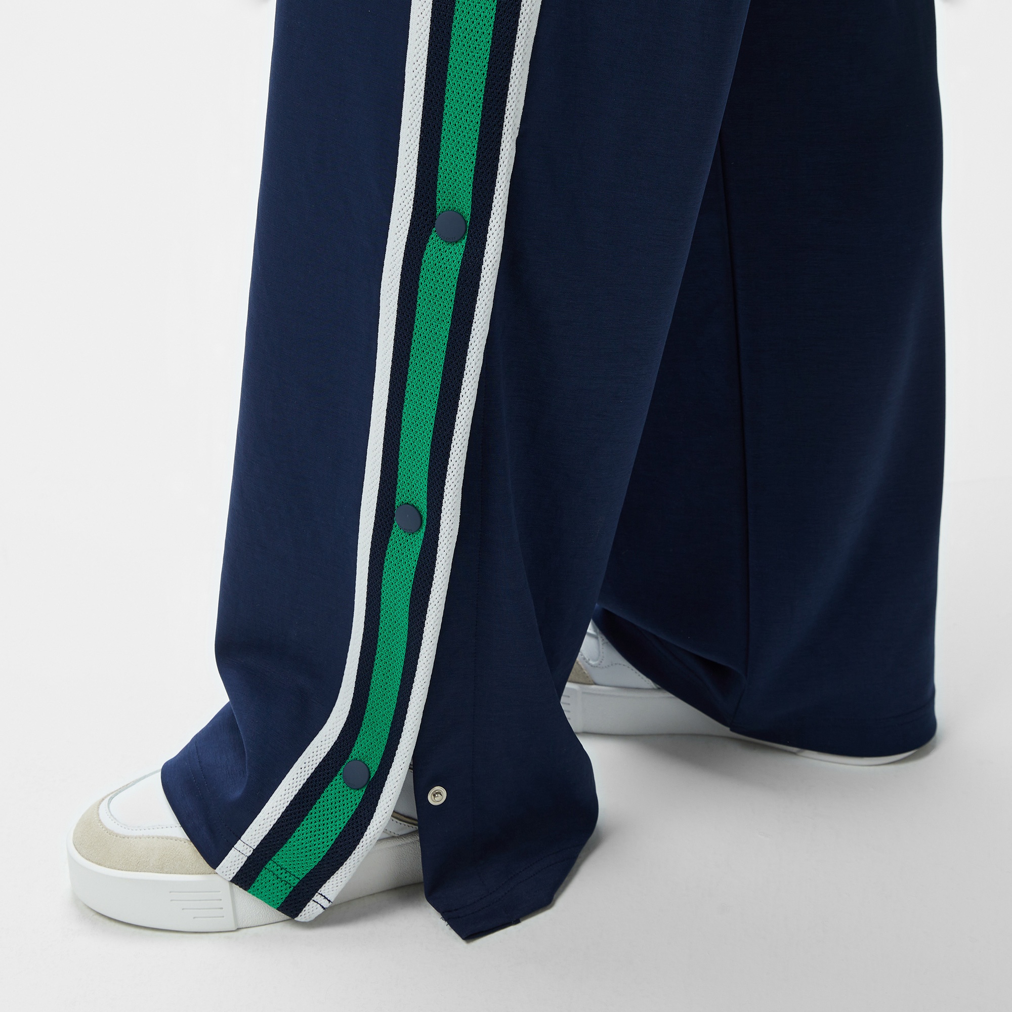 Lacoste Kadın Relaxed Fit Renk Bloklu Lacivert Eşofman Altı