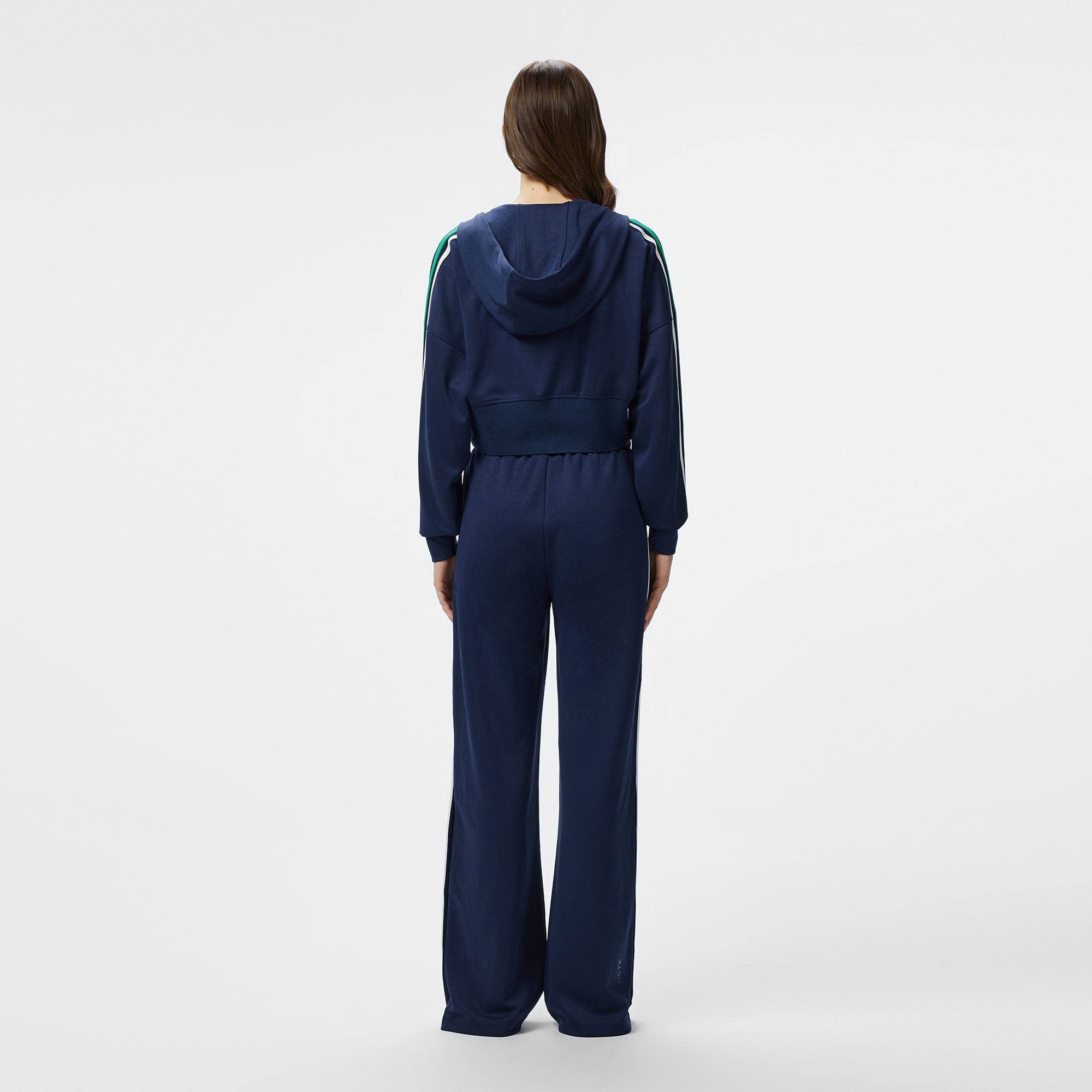 Lacoste Kadın Relaxed Fit Renk Bloklu Lacivert Eşofman Altı