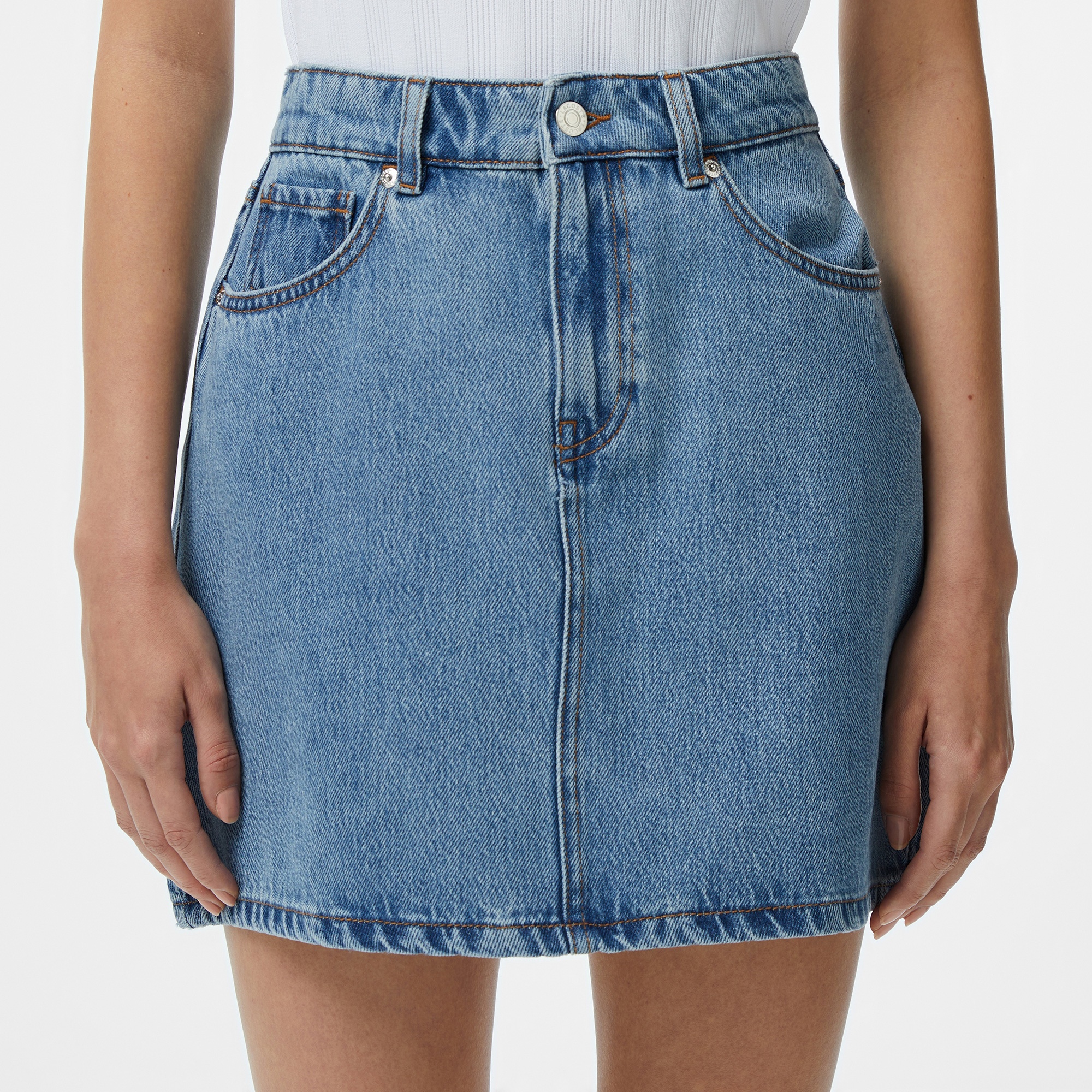 Lacoste Kadın Regular Fit Mavi Etek