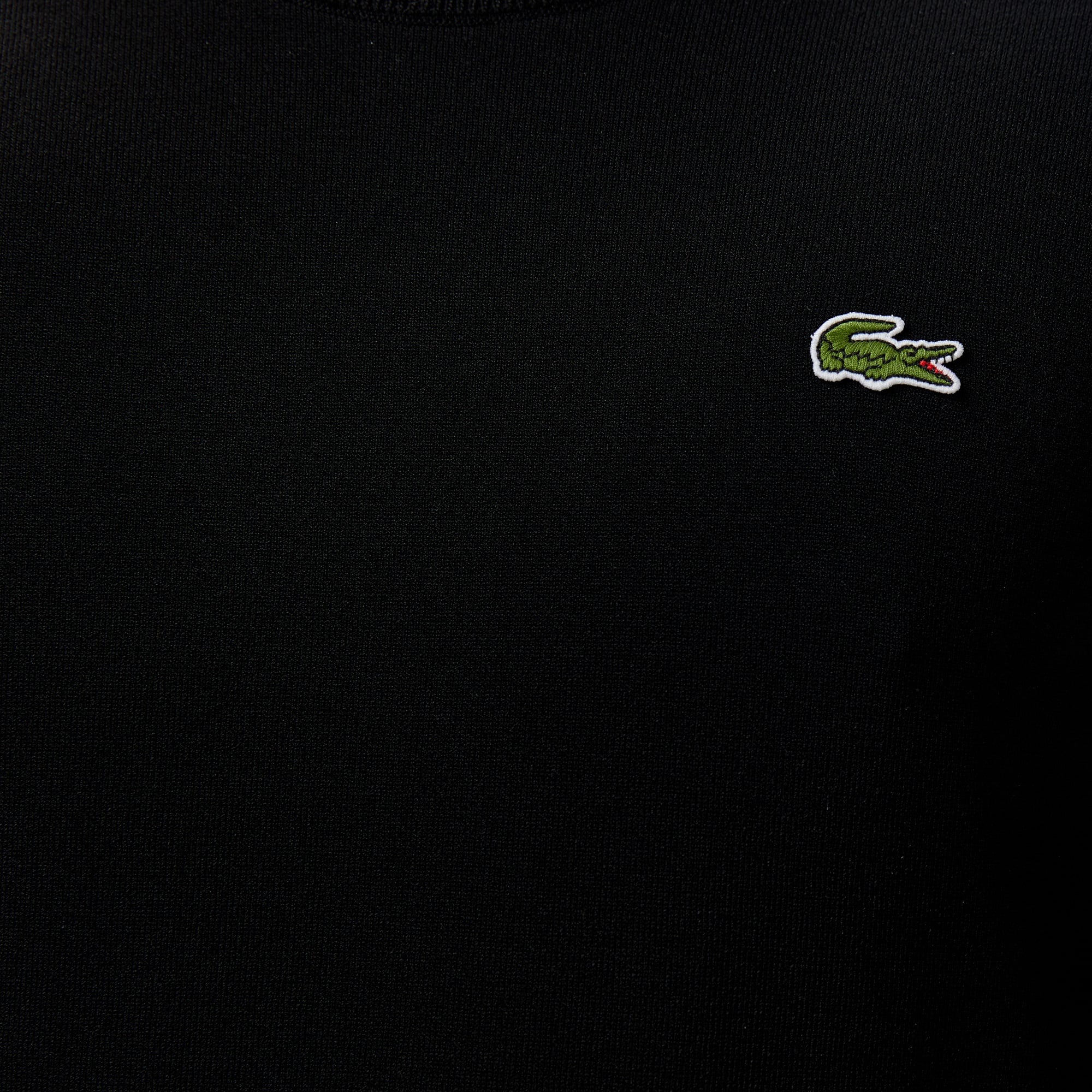 Lacoste Erkek Regular Fit Kısa Kollu Bisiklet Yaka Siyah Triko