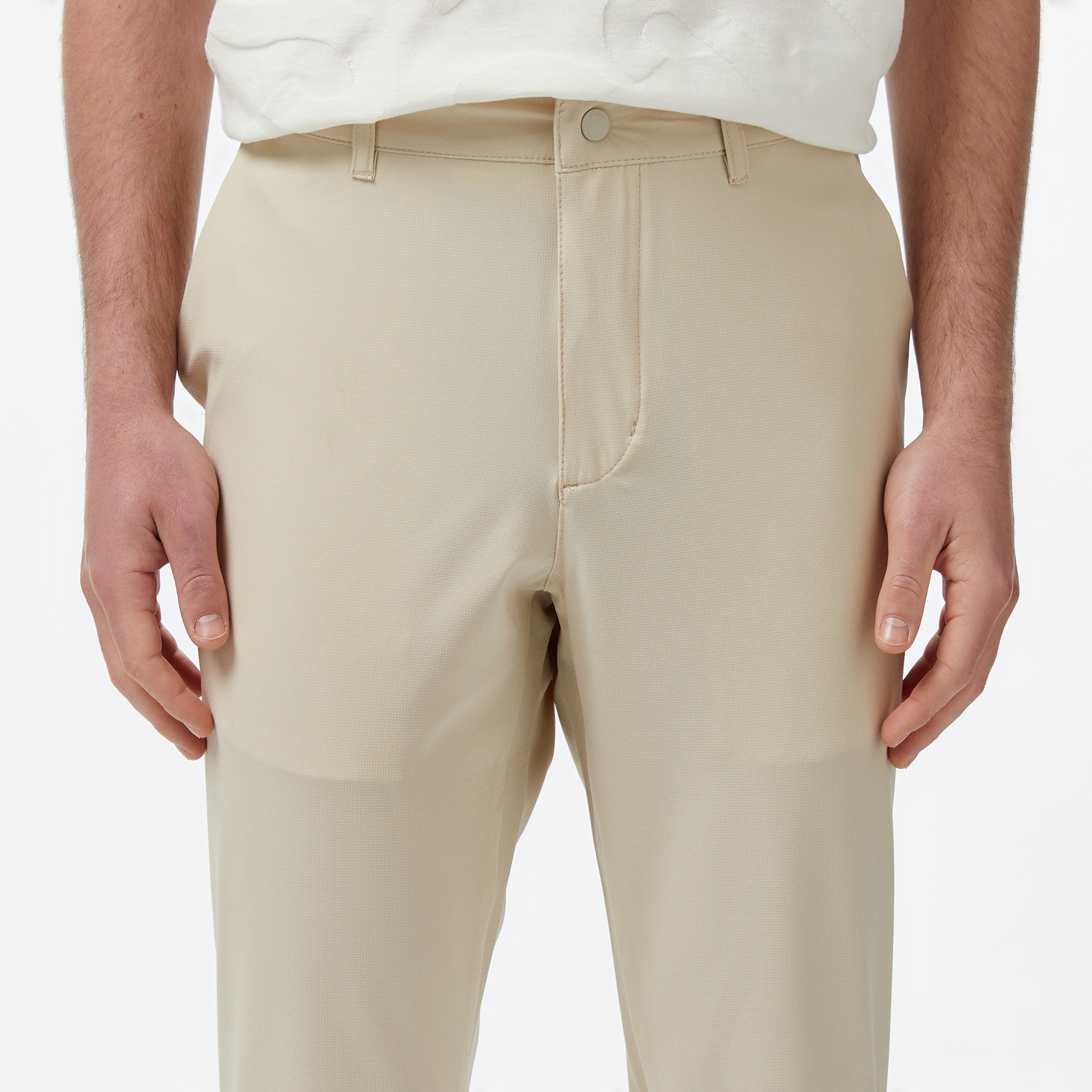 Lacoste Erkek Tapred Fit Bej Pantolon
