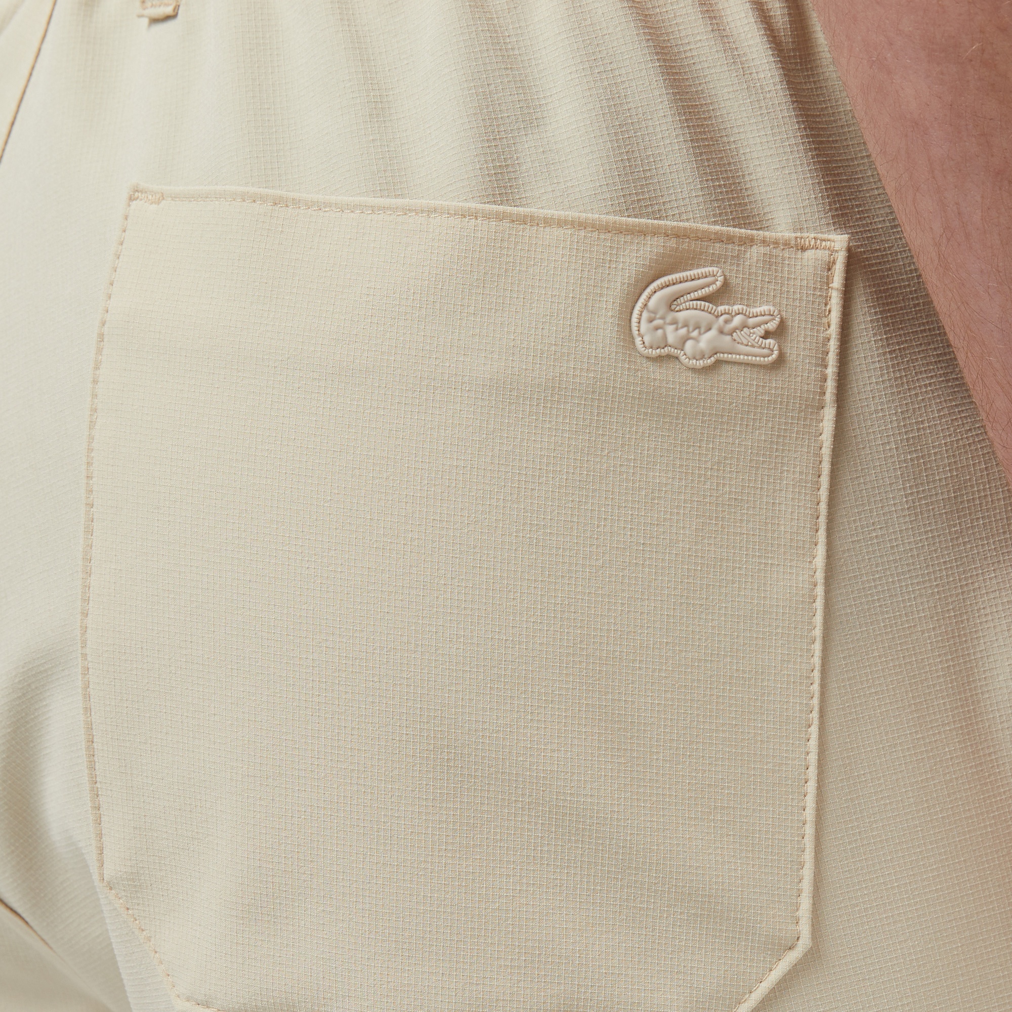 Lacoste Erkek Tapred Fit Bej Pantolon
