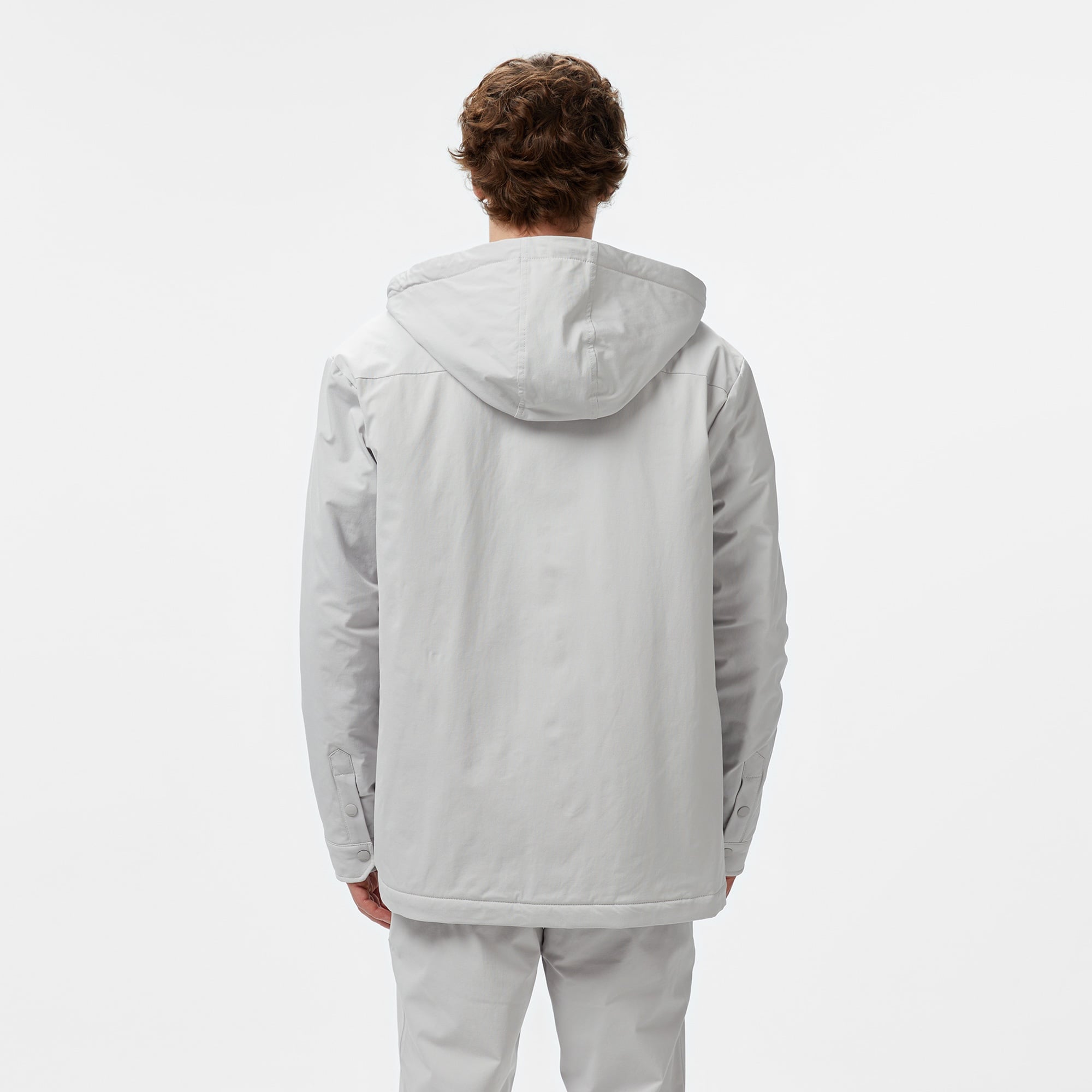 Lacoste Erkek Regular Fit Kapüşonlu Gri Ceket