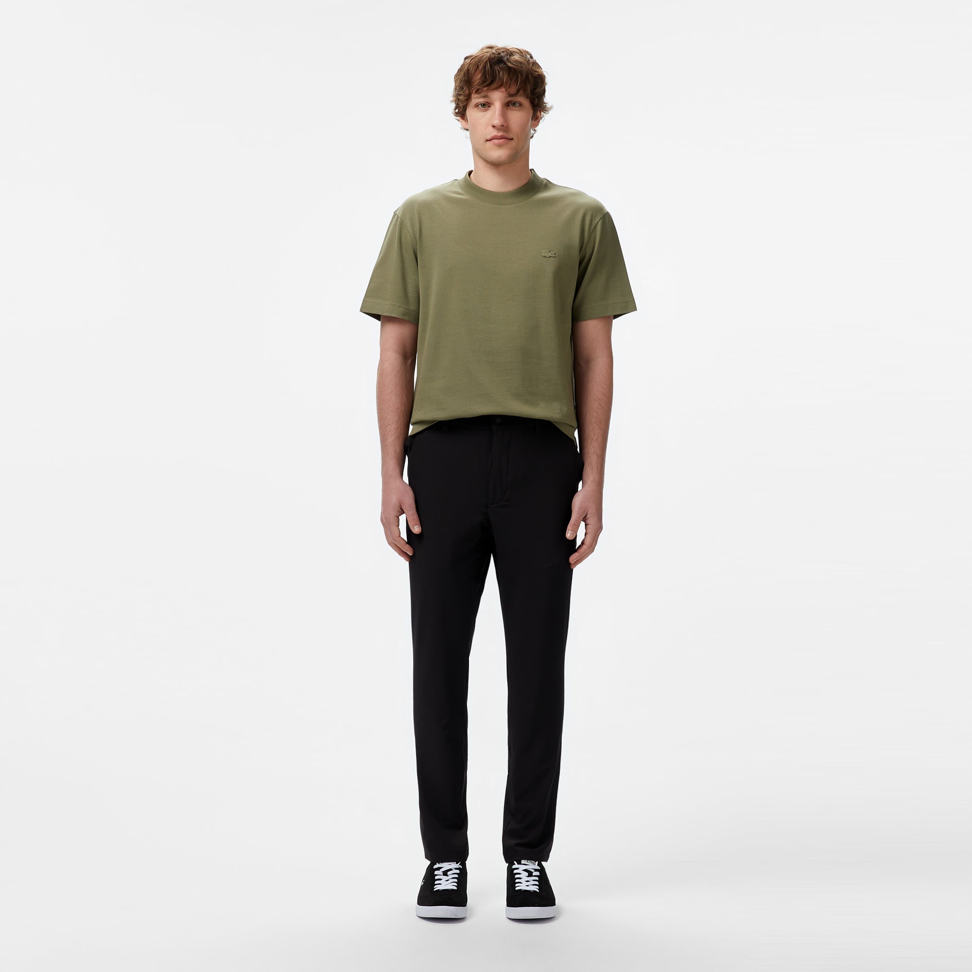 Lacoste Erkek Tapered Fit Siyah Pantolon
