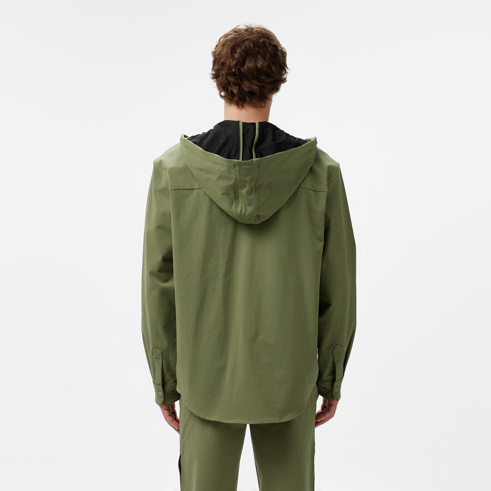 Lacoste Erkek Relaxed Fit Kapüşonlu Haki Ceket