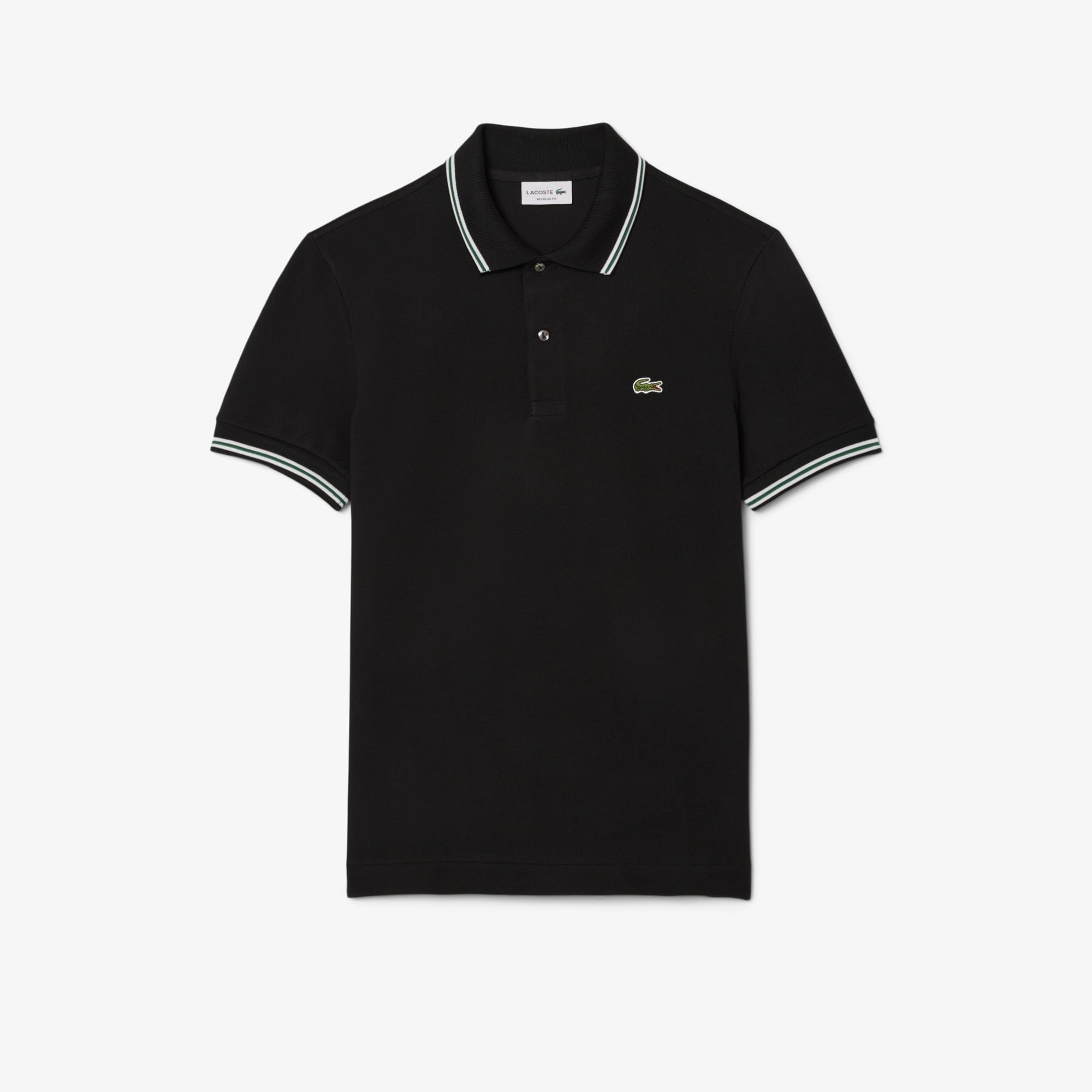 L.12.12 Erkek Regular Fit Siyah Polo
