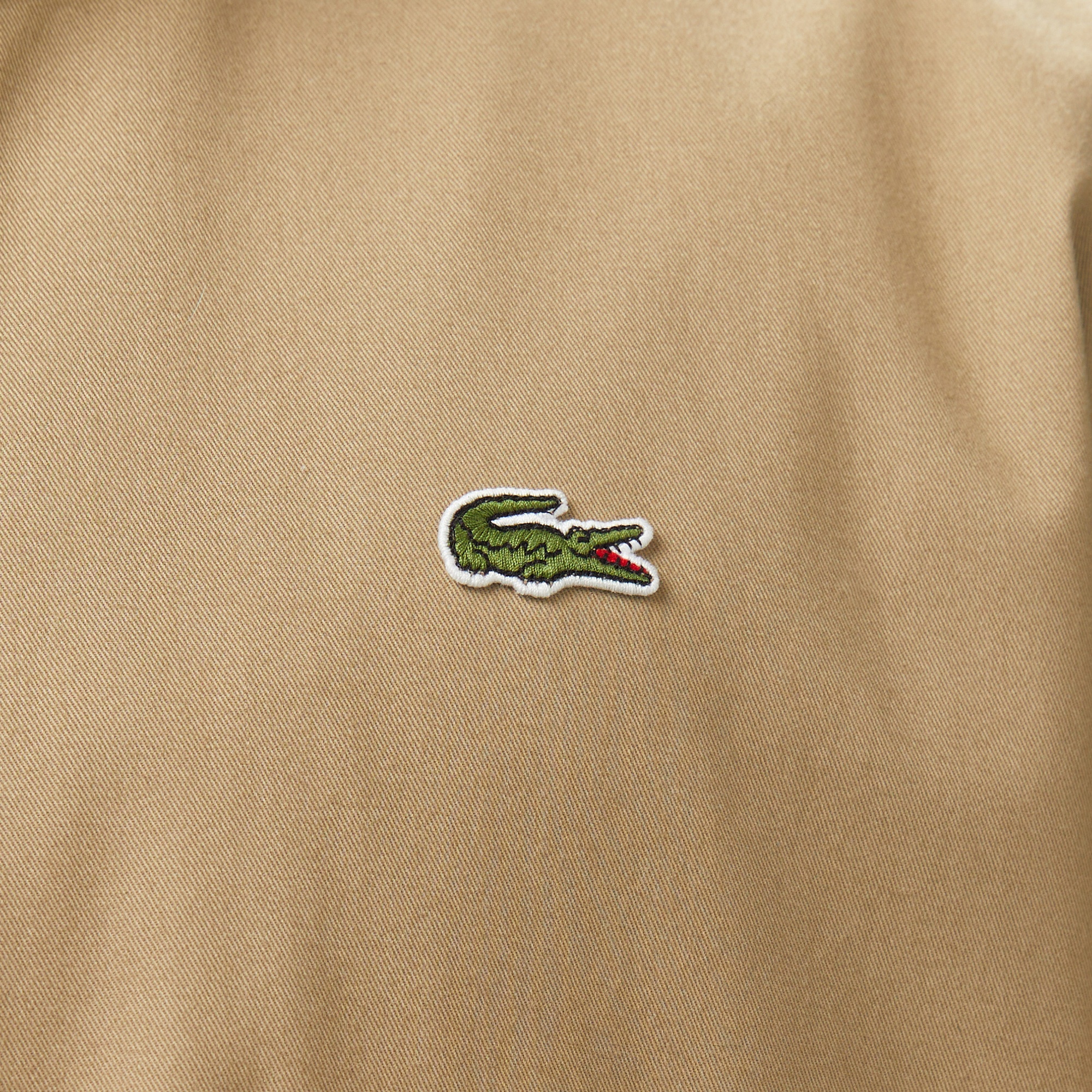 Lacoste Erkek Regular Fit Dik Yaka Bej Yağmurluk