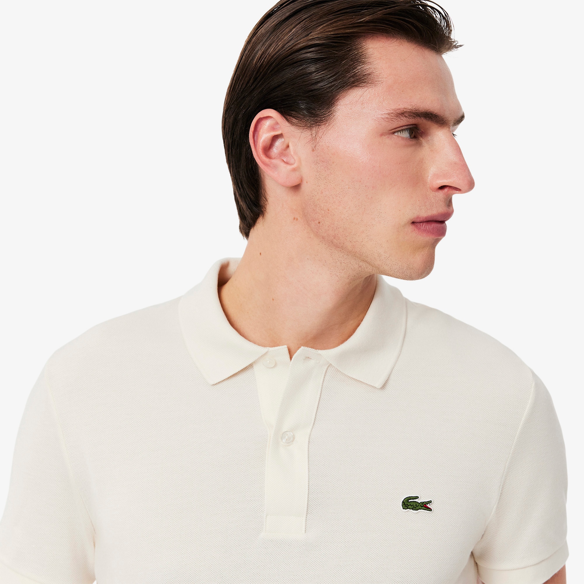 Lacoste L.12.12 Erkek Slim Fit Bej Polo