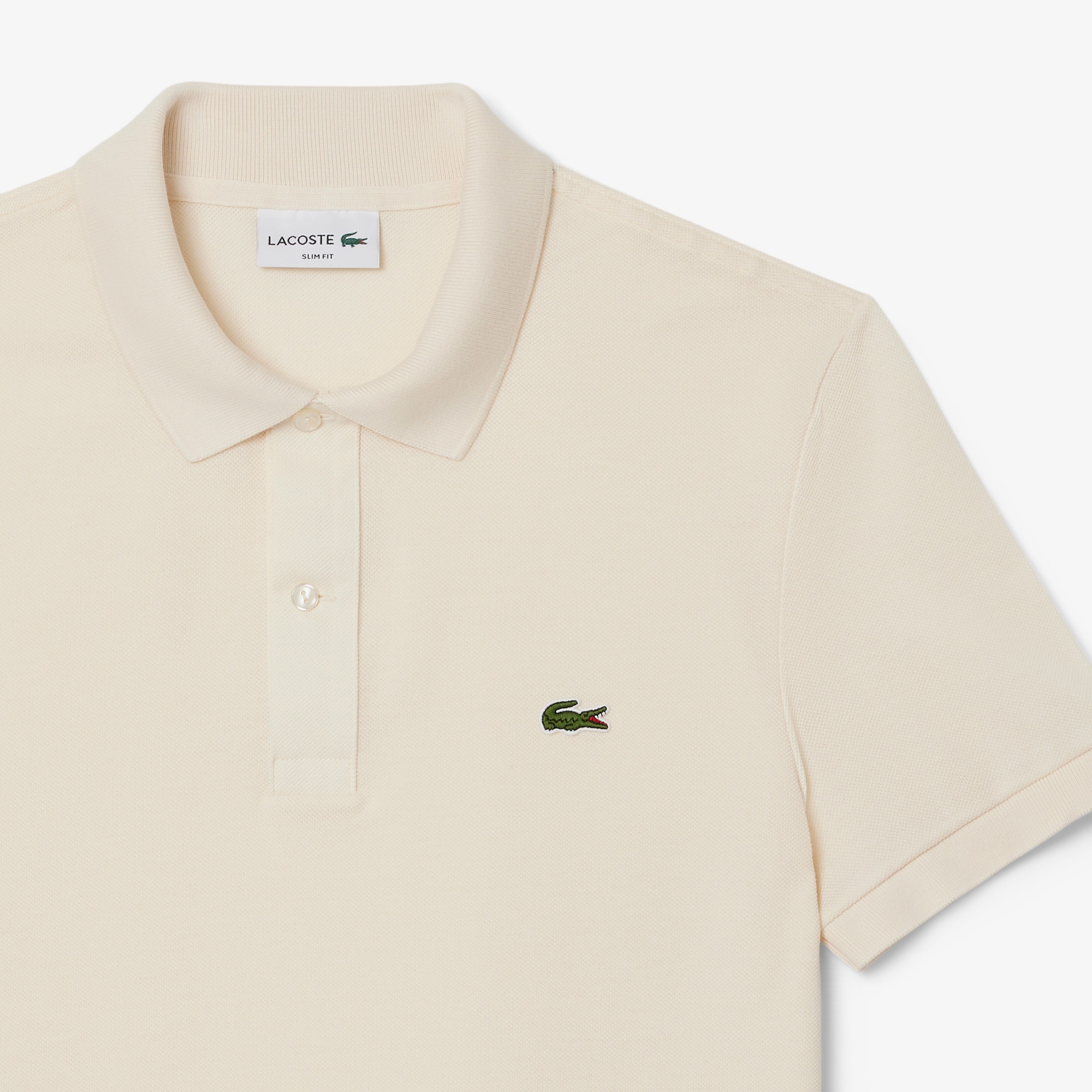 Lacoste L.12.12 Erkek Slim Fit Bej Polo