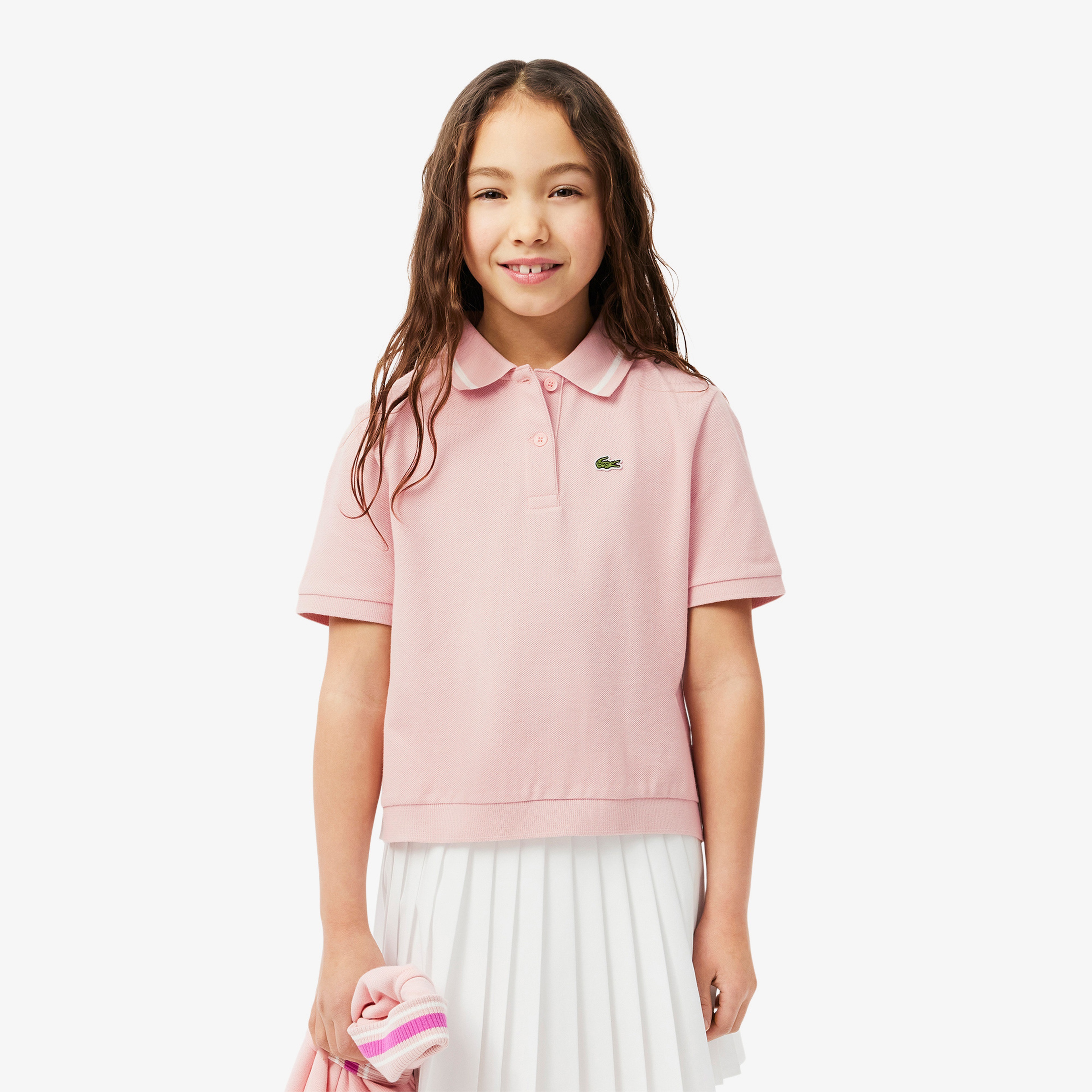 Kız Çocuk Pembe Polo