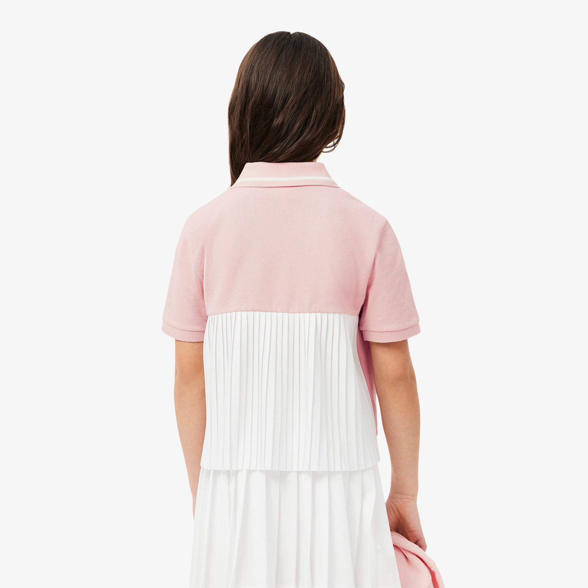 Lacoste Kız Çocuk Pembe Polo görsel 3