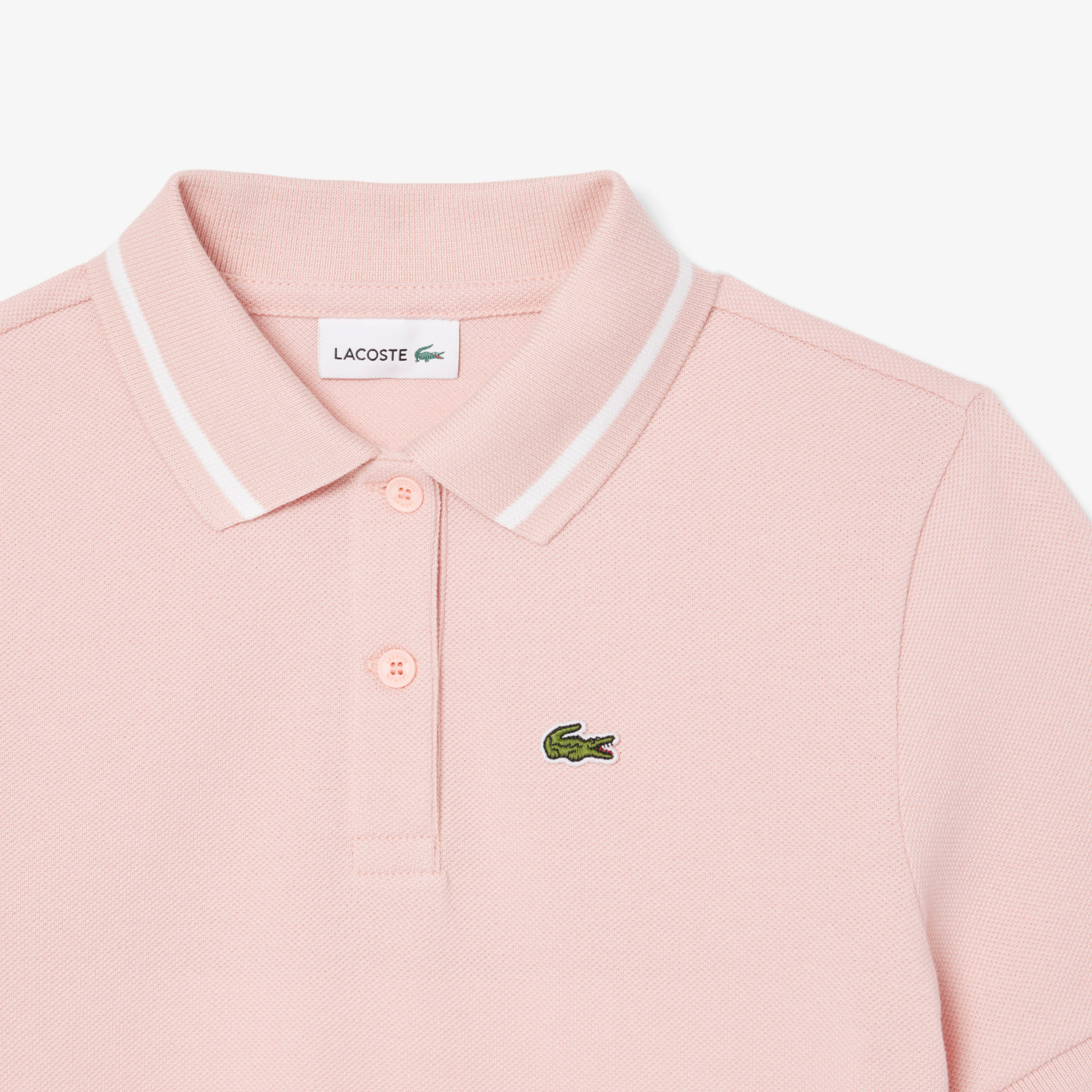 Lacoste Kız Çocuk Pembe Polo görsel 7