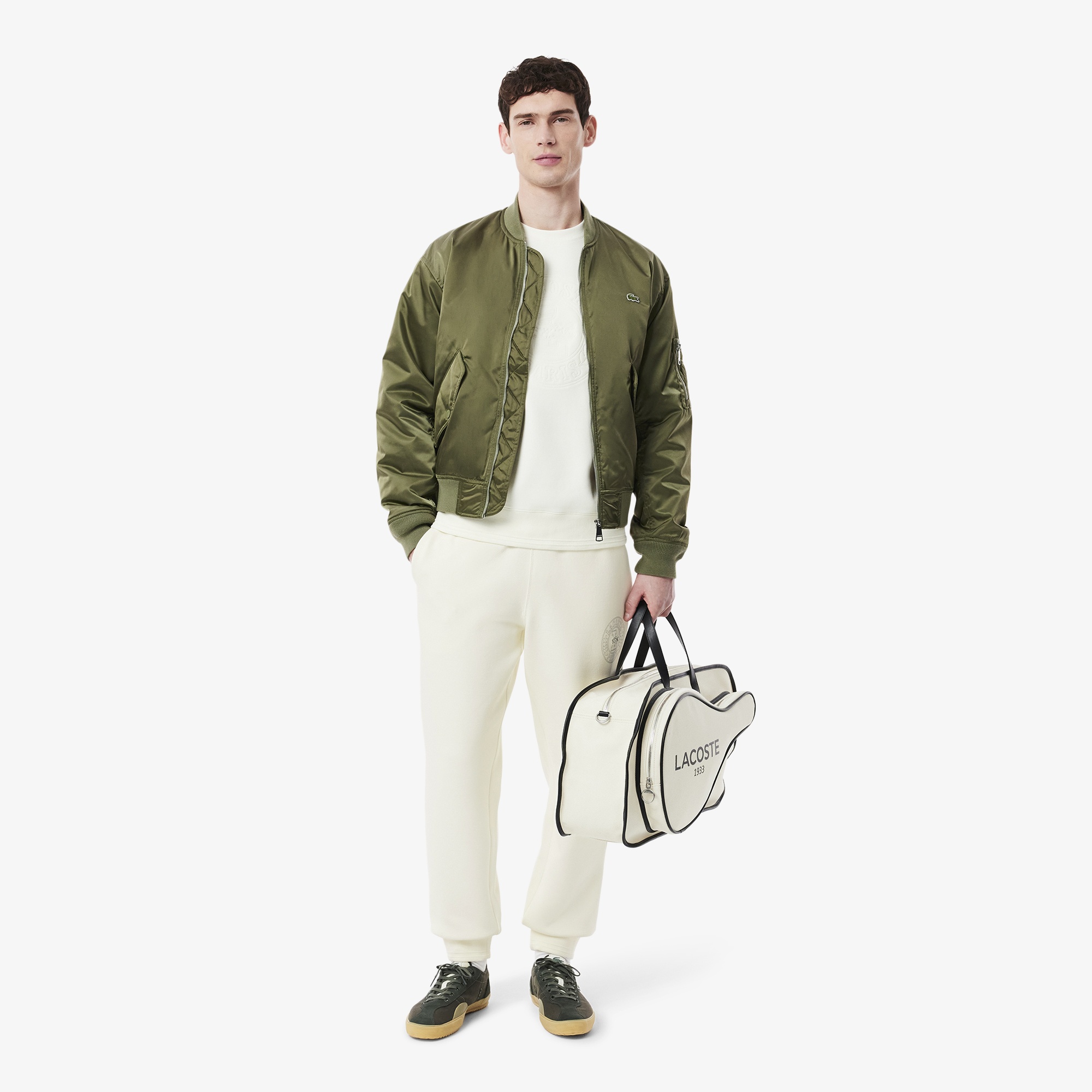 Lacoste Erkek Regular Fit Beyaz Eşofman Altı