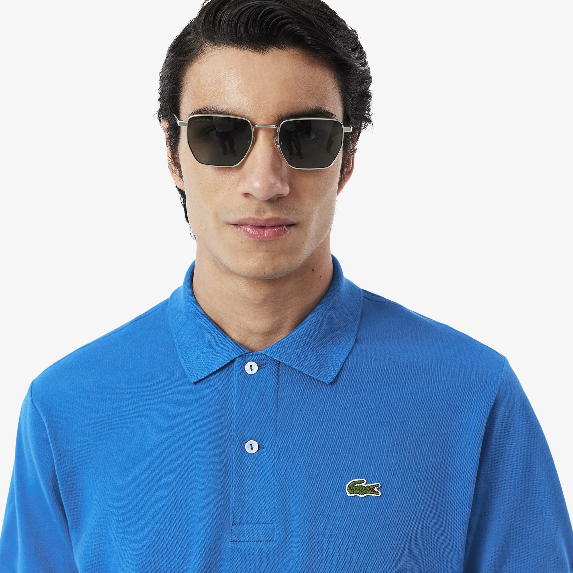 Lacoste L.12.12 Light Erkek Classic Fit Mavi Polo