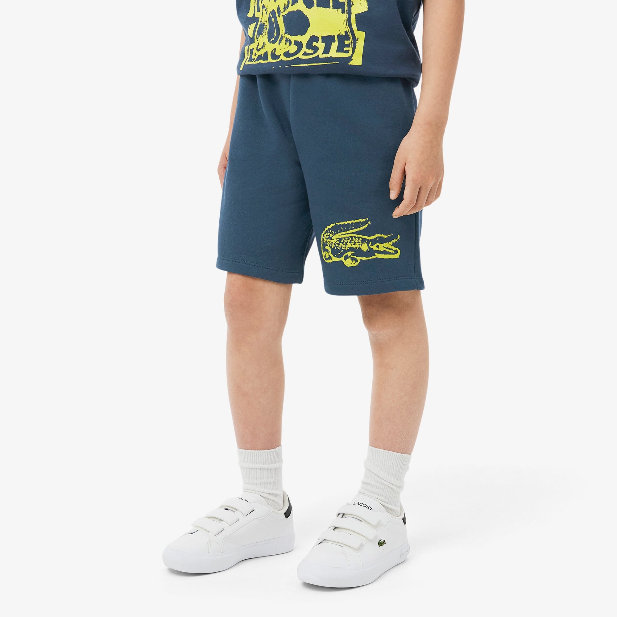 Erkek Çocuk Baskılı Lacivert Şort