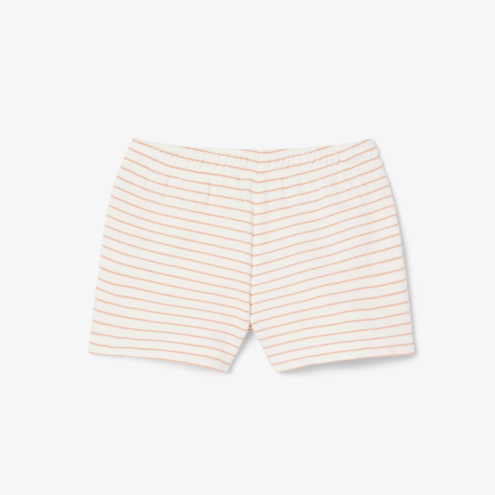 Lacoste Kız Çocuk Çizgili Bej Şort görsel 6