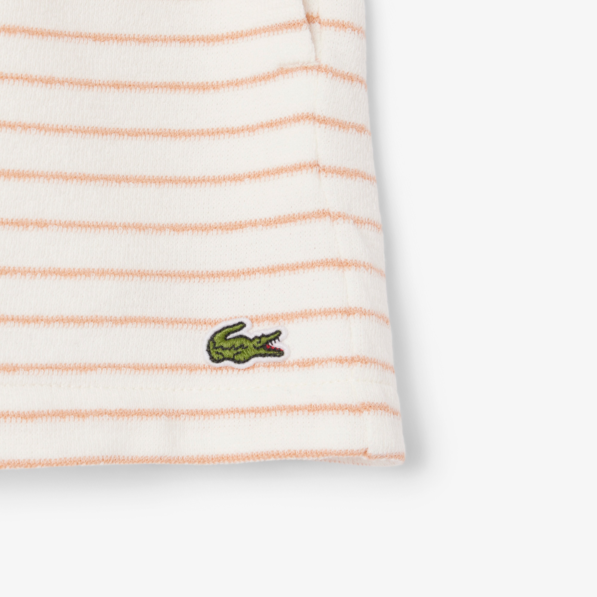 Kız Çocuk Çizgili Bej Şort