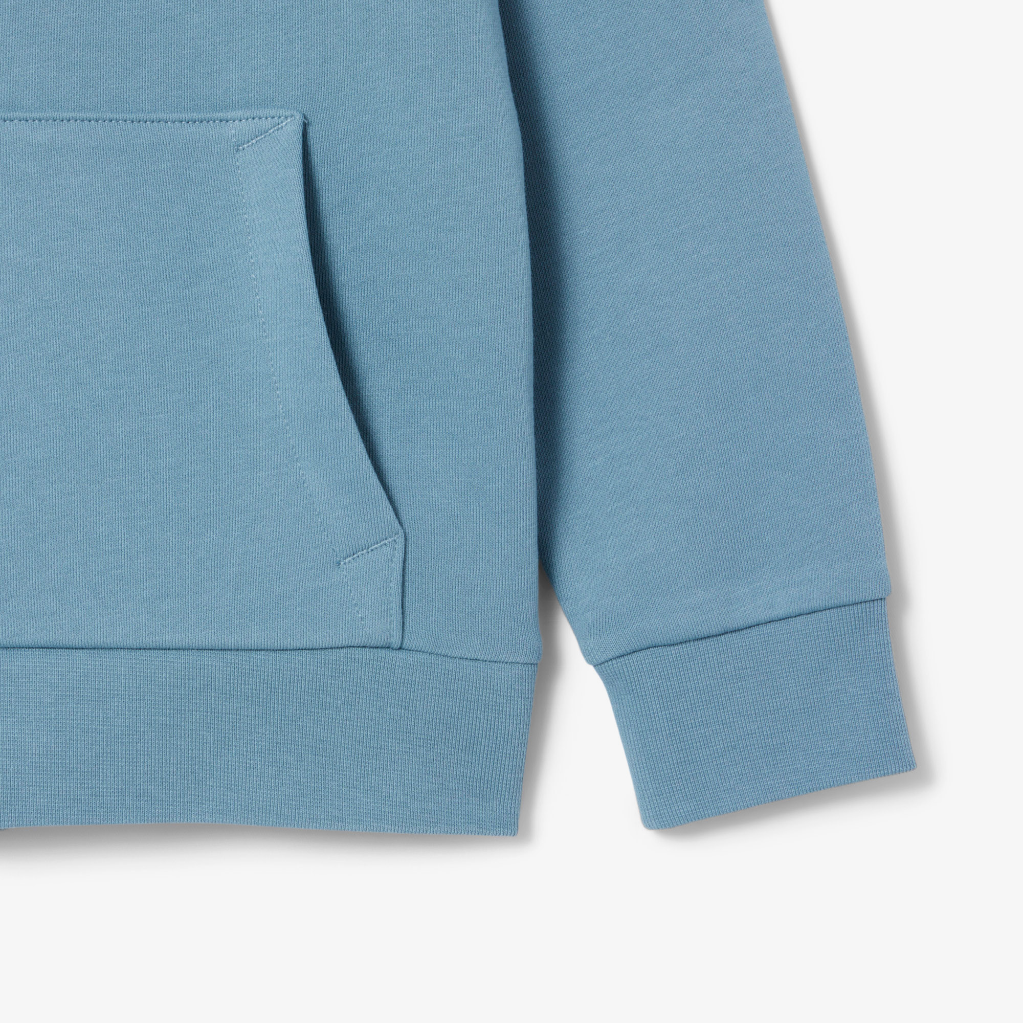 Lacoste Çocuk Kapüşonlu Baskılı Mavi Sweatshirt görsel 4