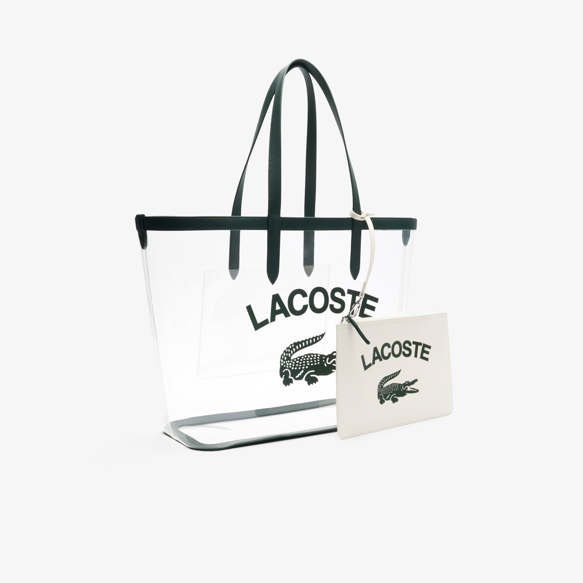 Lacoste Anna Kadın Baskılı Beyaz Omuz Çantası görsel 2