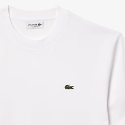 Erkek Classic Fit Bisiklet Yaka Beyaz T-Shirt Beyaz