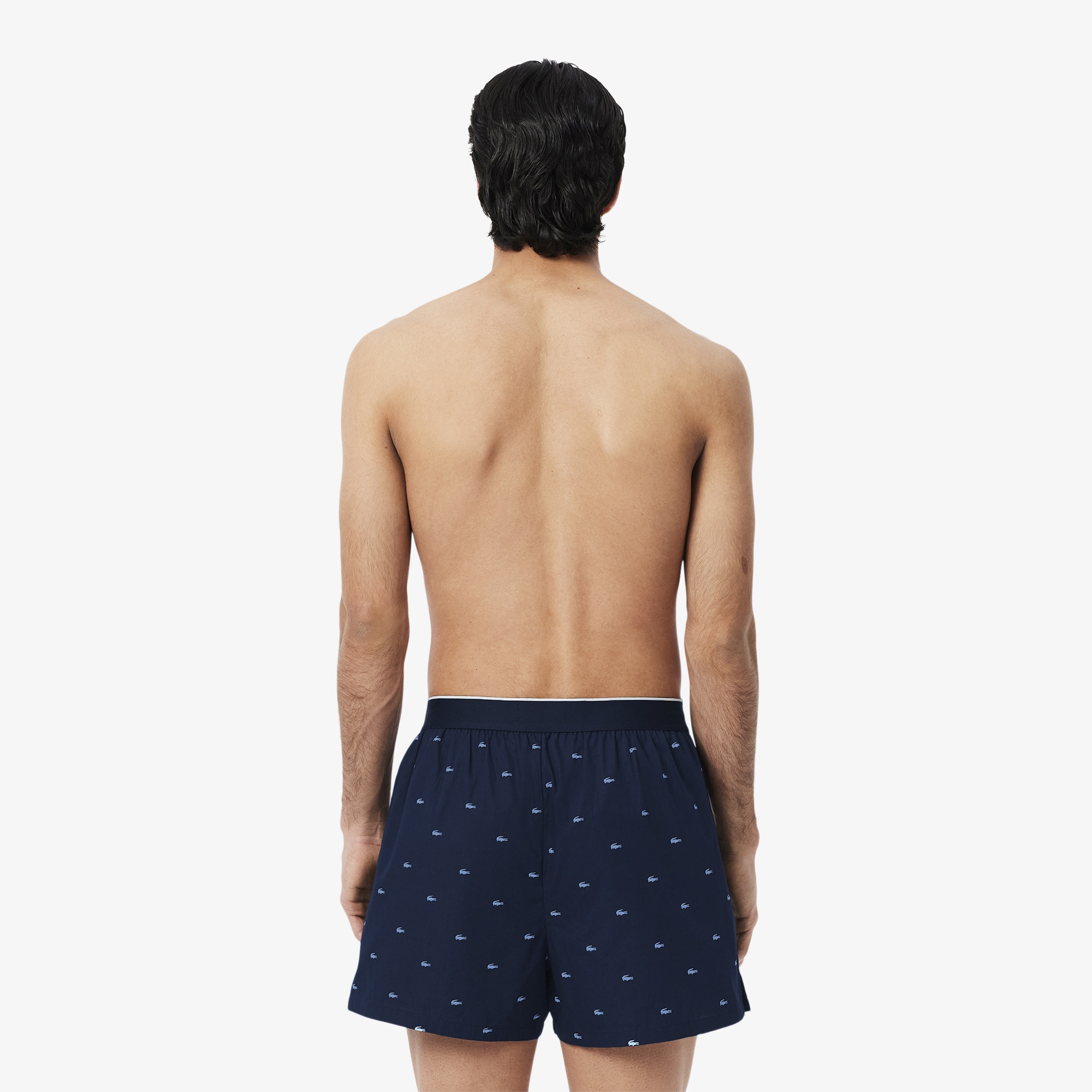 Lacoste Erkek Baskılı 3'lü Renkli Boxer