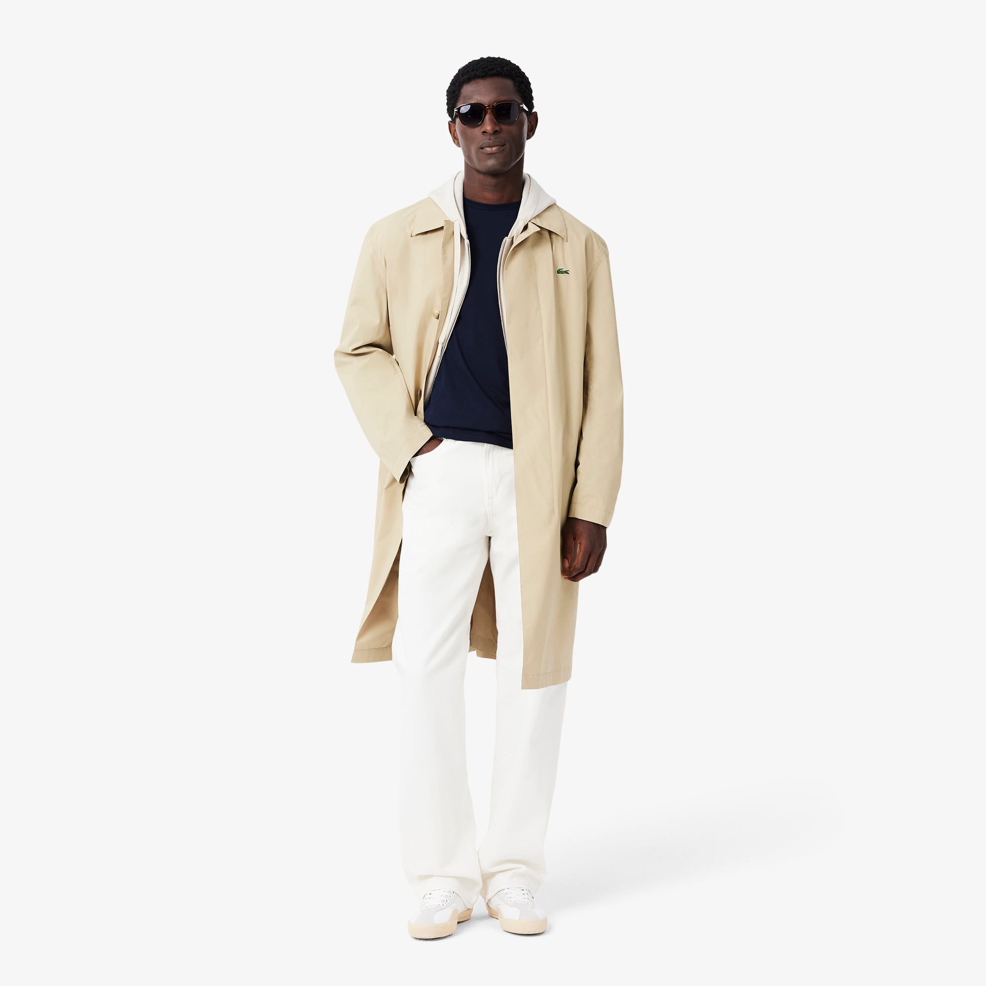 Lacoste Erkek Regular Fit Bisiklet Yaka Lacivert T-Shirt görsel 6