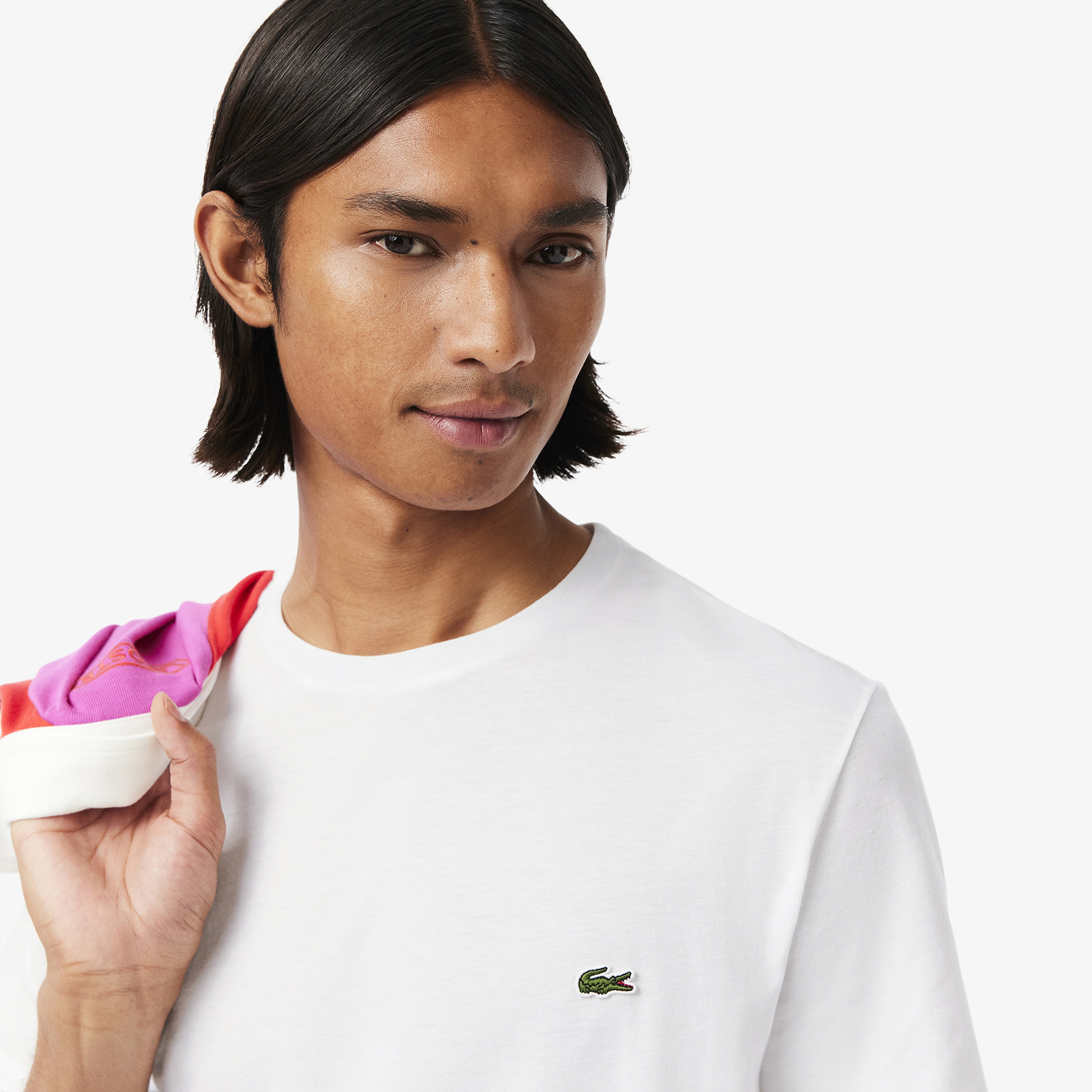 Erkek Regular Fit Bisiklet Yaka Beyaz T-Shirt