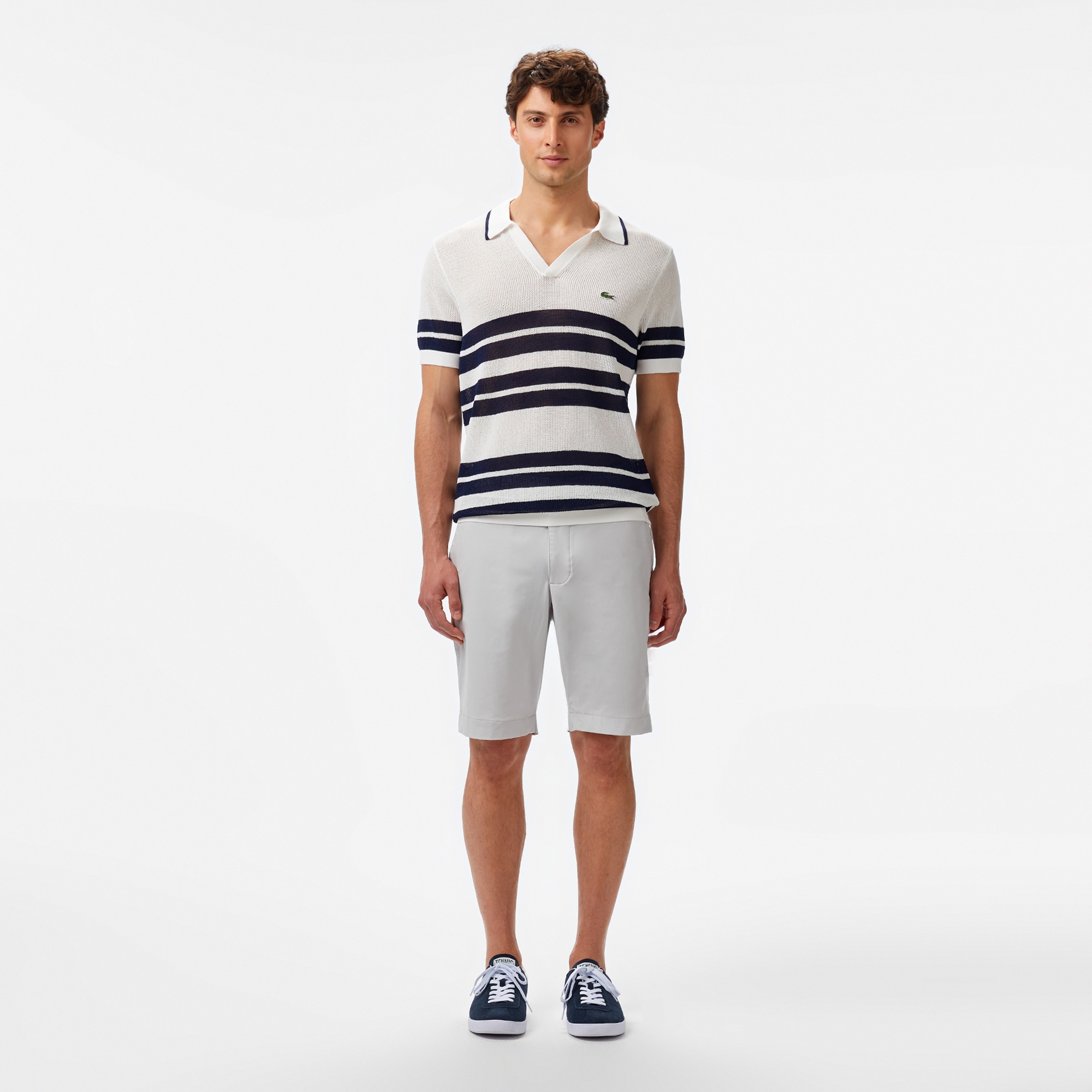 Lacoste Erkek Gri Bermuda Şort