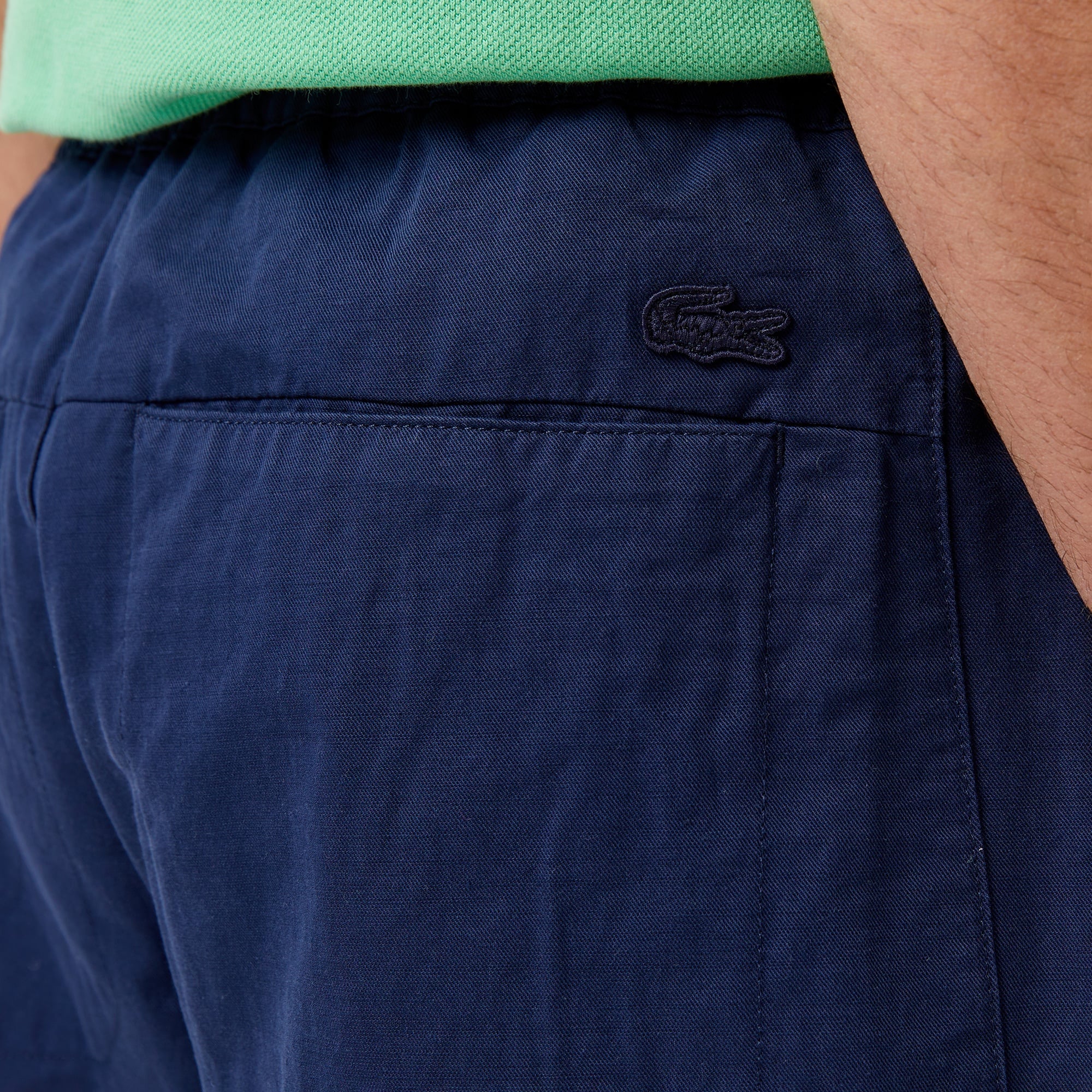 Lacoste Erkek Relaxed Fit Lacivert Bermuda Şort
