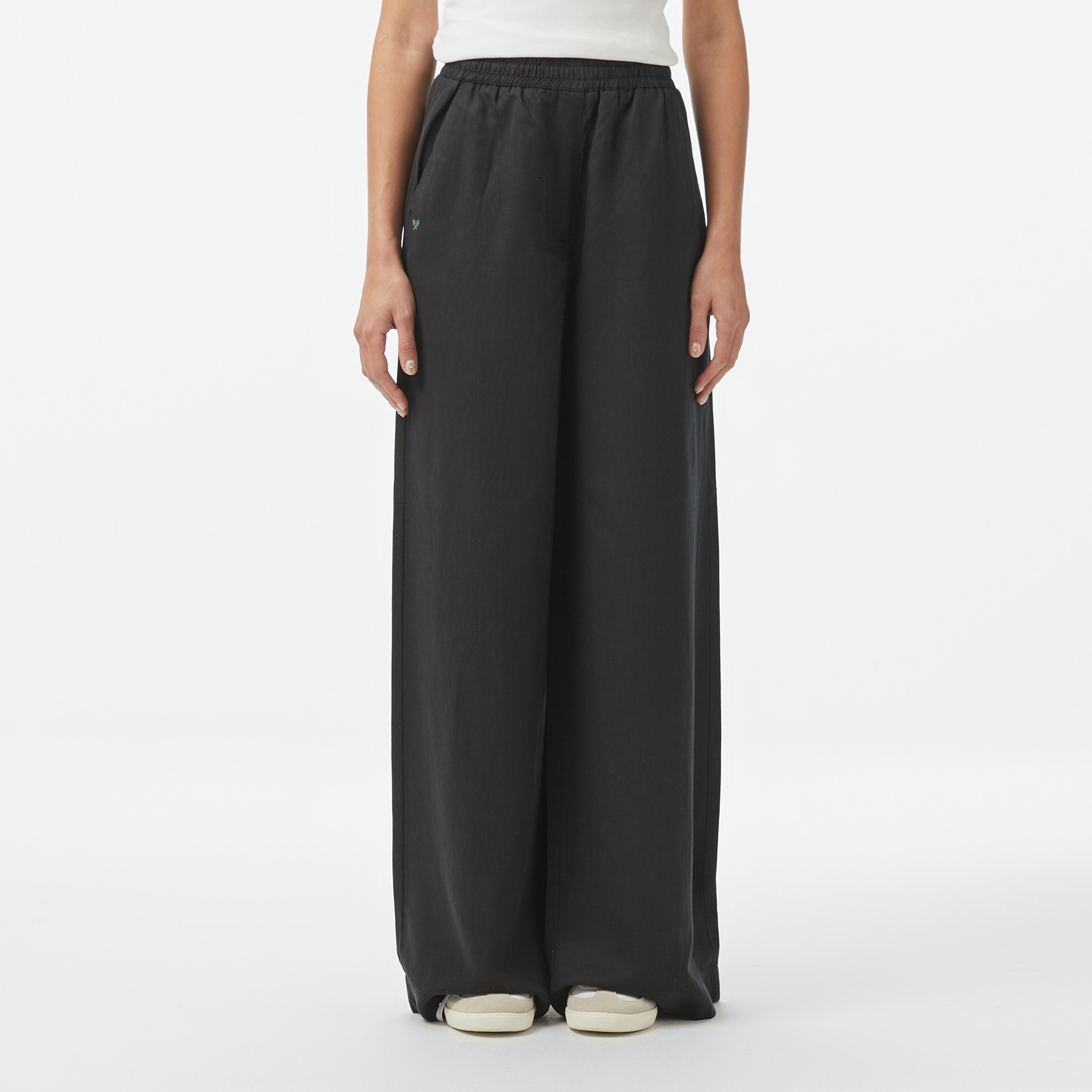 Lacoste Kadın Relaxed Fit Siyah Pantolon