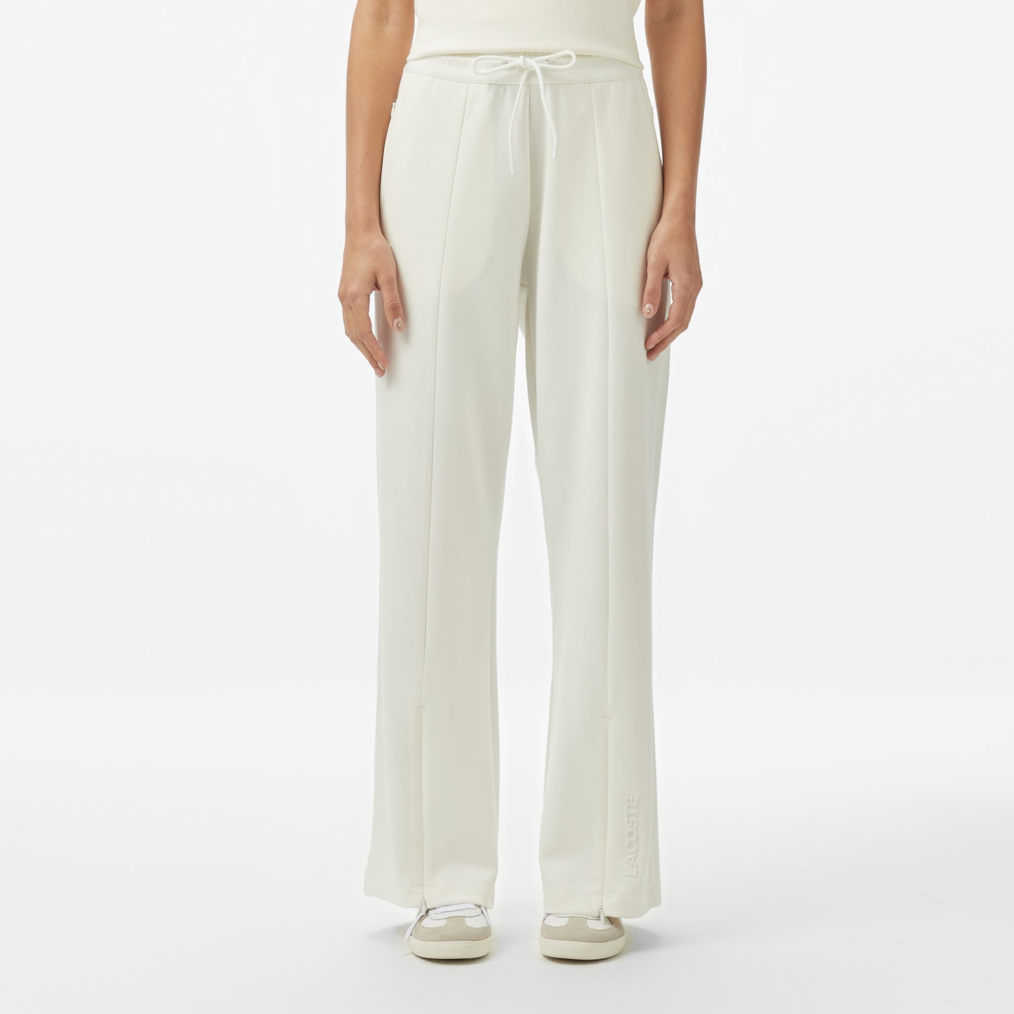 Kadın Loose Fit Beyaz Eşofman Altı