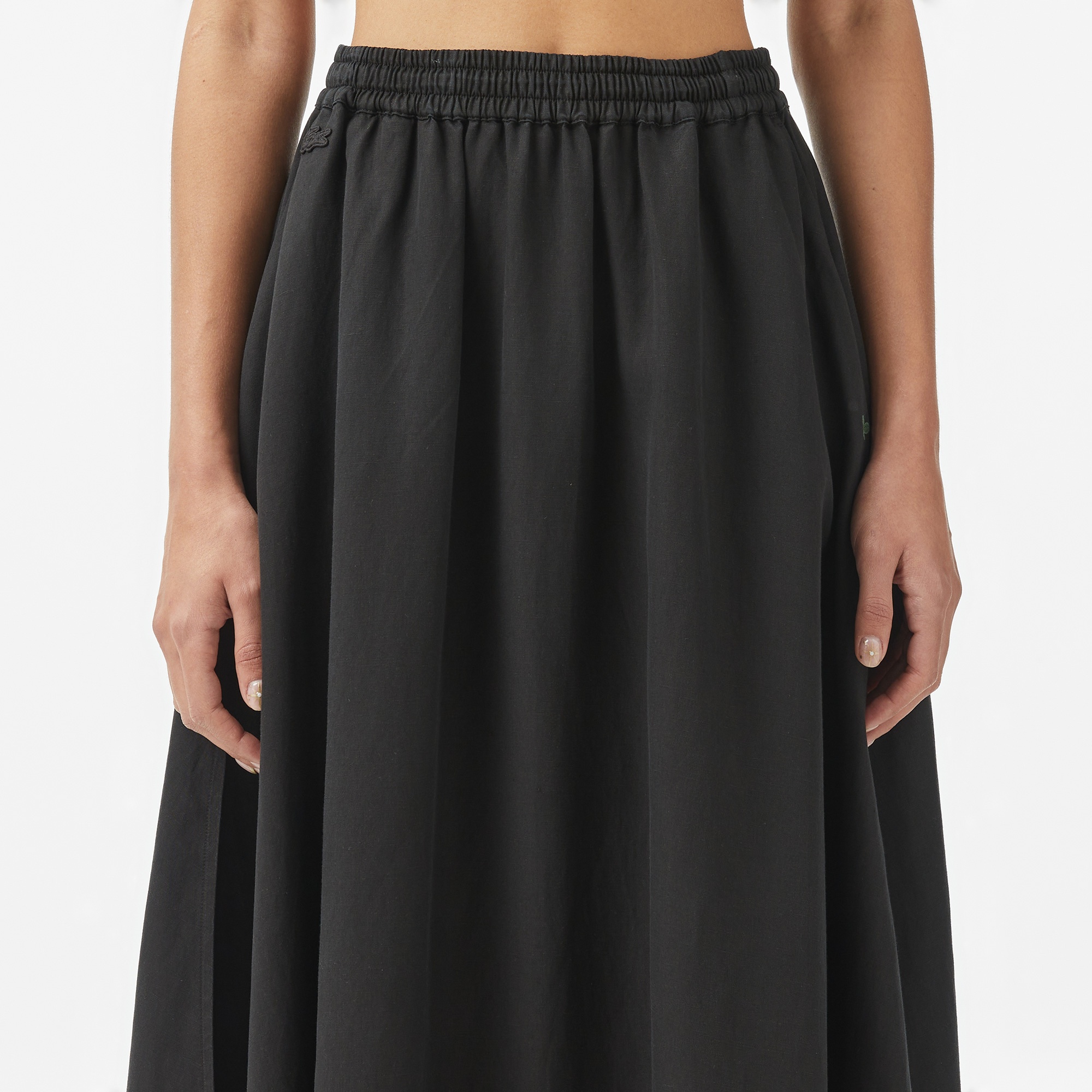 Lacoste Kadın Regular Fit Siyah Etek