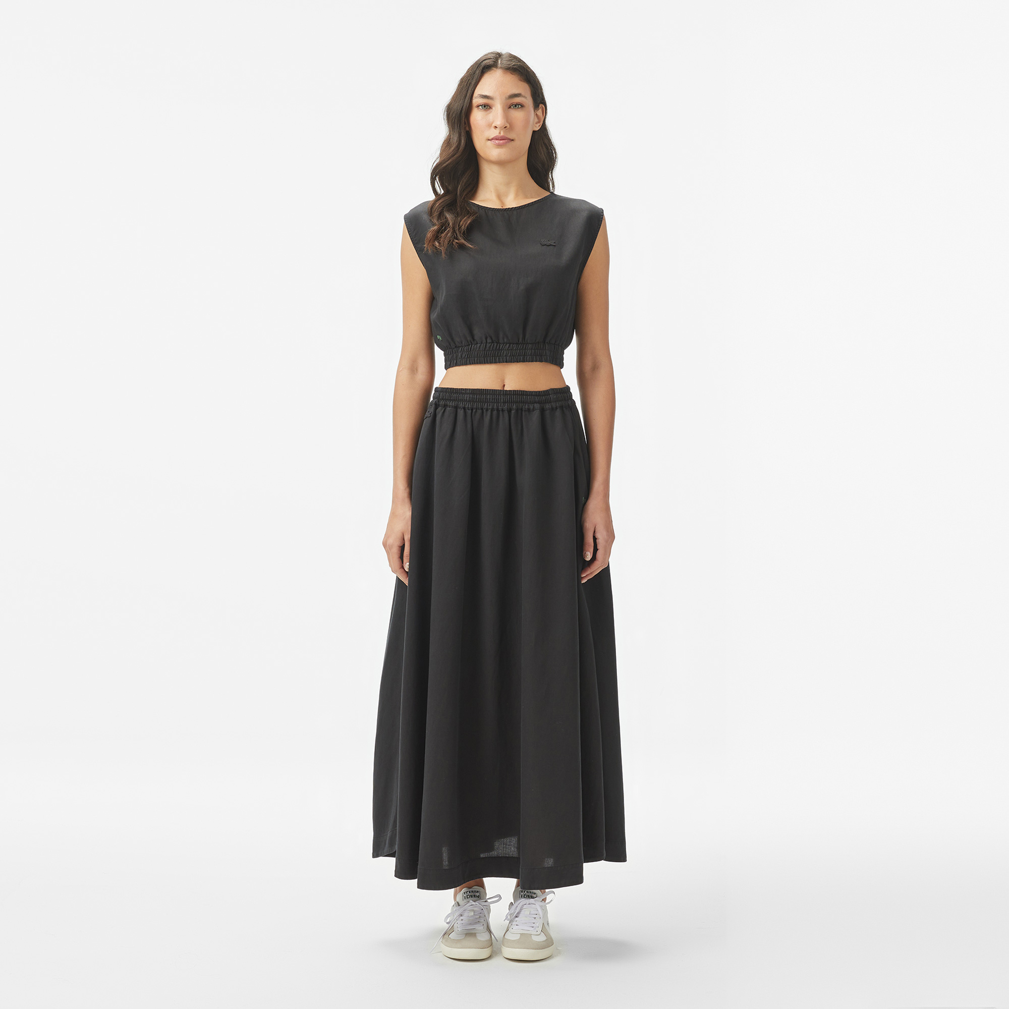 BLOCK JQ TRICOT SKIRT ブラック　Lサイズ Lacoste Kadın Regular Fit Siyah Etek JF0509.031 | Lacoste