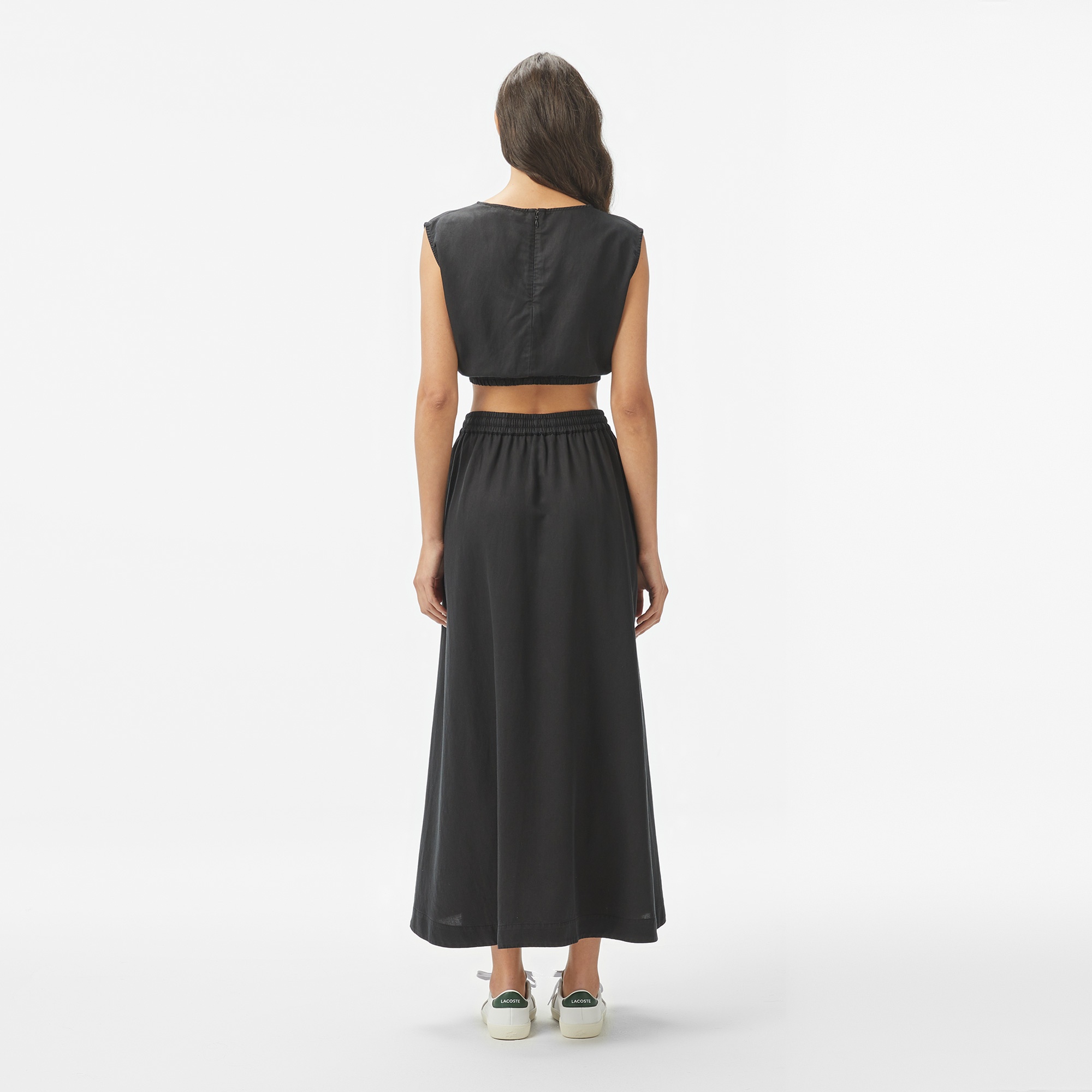 Lacoste Kadın Regular Fit Siyah Etek
