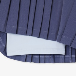 Lacoste Kadın Pileli Lacivert Etek Lacivert