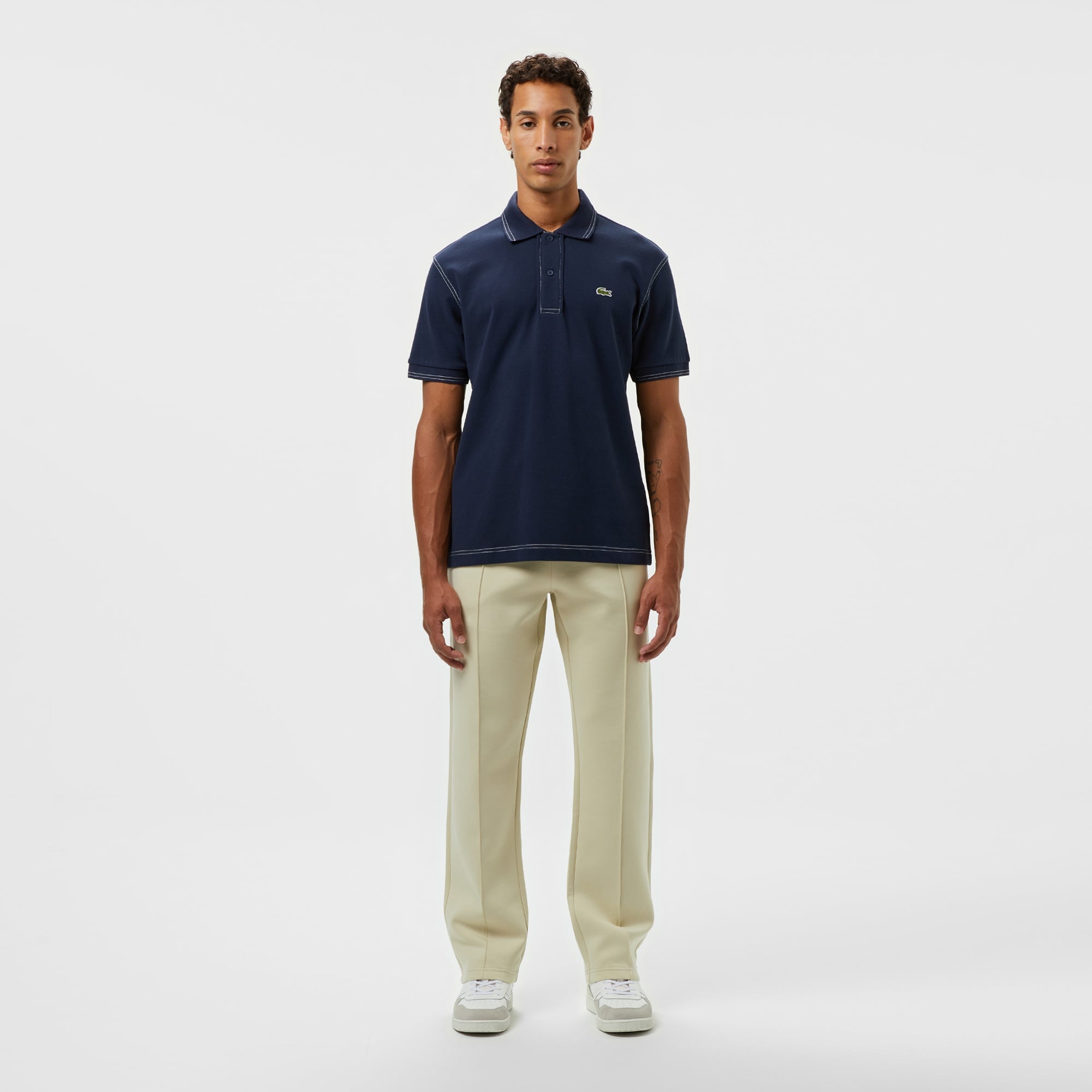 Lacoste Erkek Relaxed Fit Bej Eşofman Altı