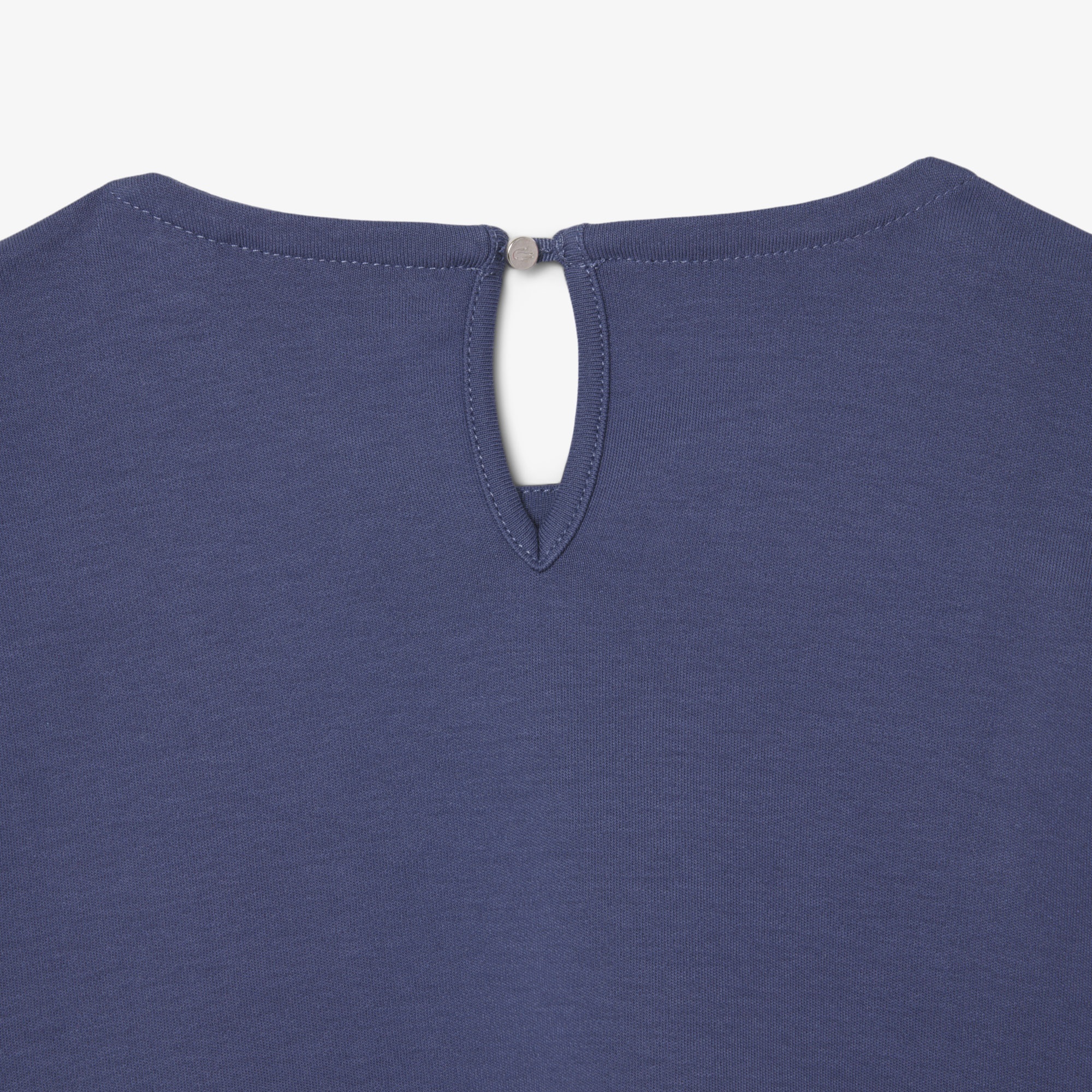 Lacoste Kız Çocuk Uzun Kollu Bisiklet Yaka Baskılı Mor T-Shirt