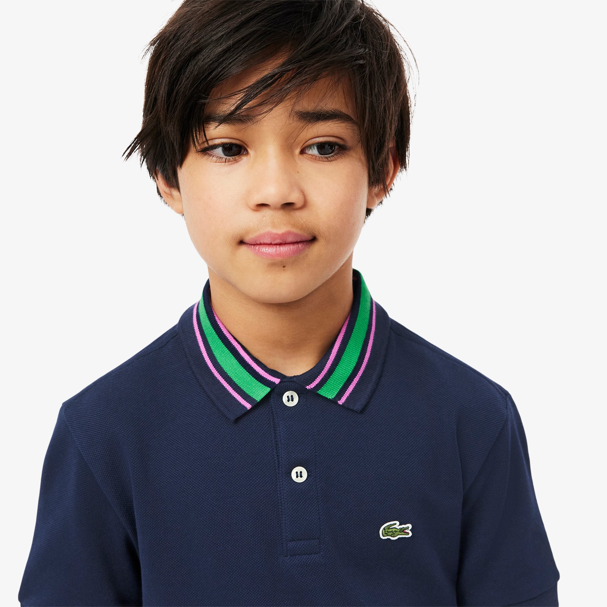 Lacoste Çocuk Lacivert Polo görsel 2