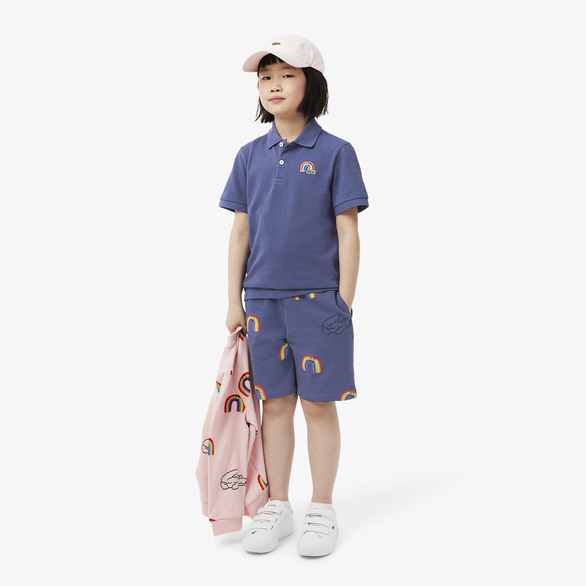 Lacoste Çocuk Lacivert Polo görsel 7