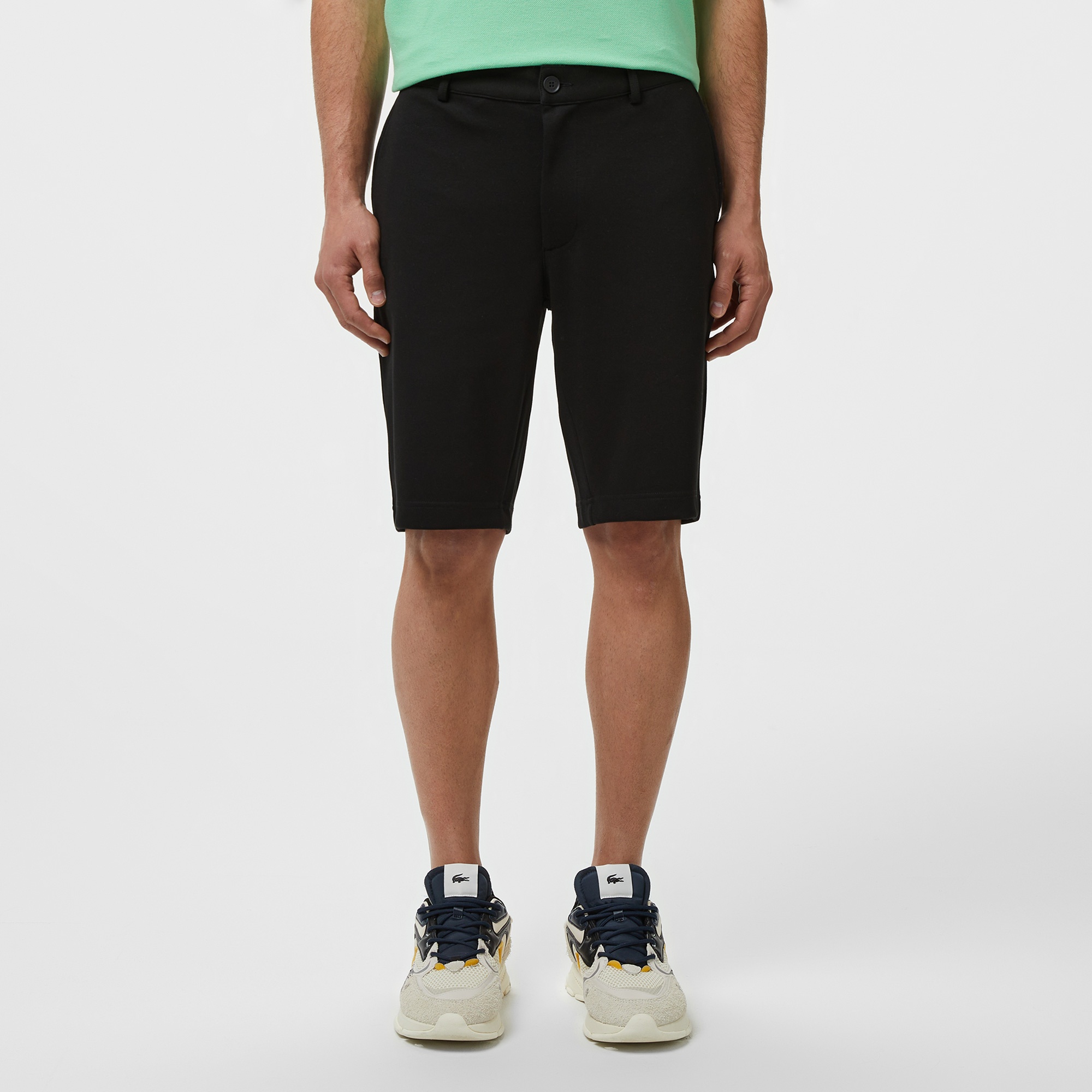 Lacoste Erkek Tapered Fit Siyah Bermuda Şort