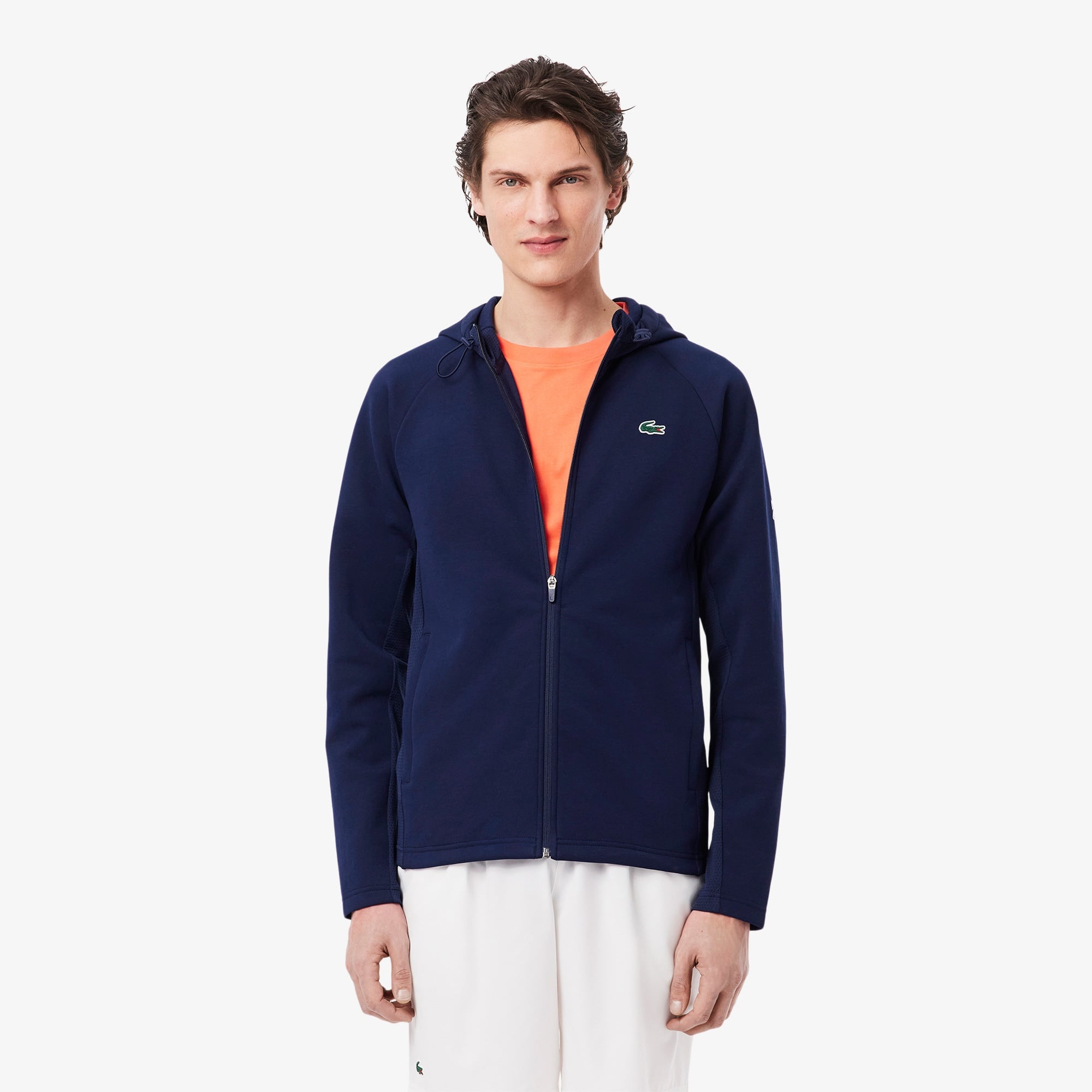 Tennis x Novak Djokovic Erkek Regular Fit Fermuarlı Baskılı Lacivert Eşofman Takımı