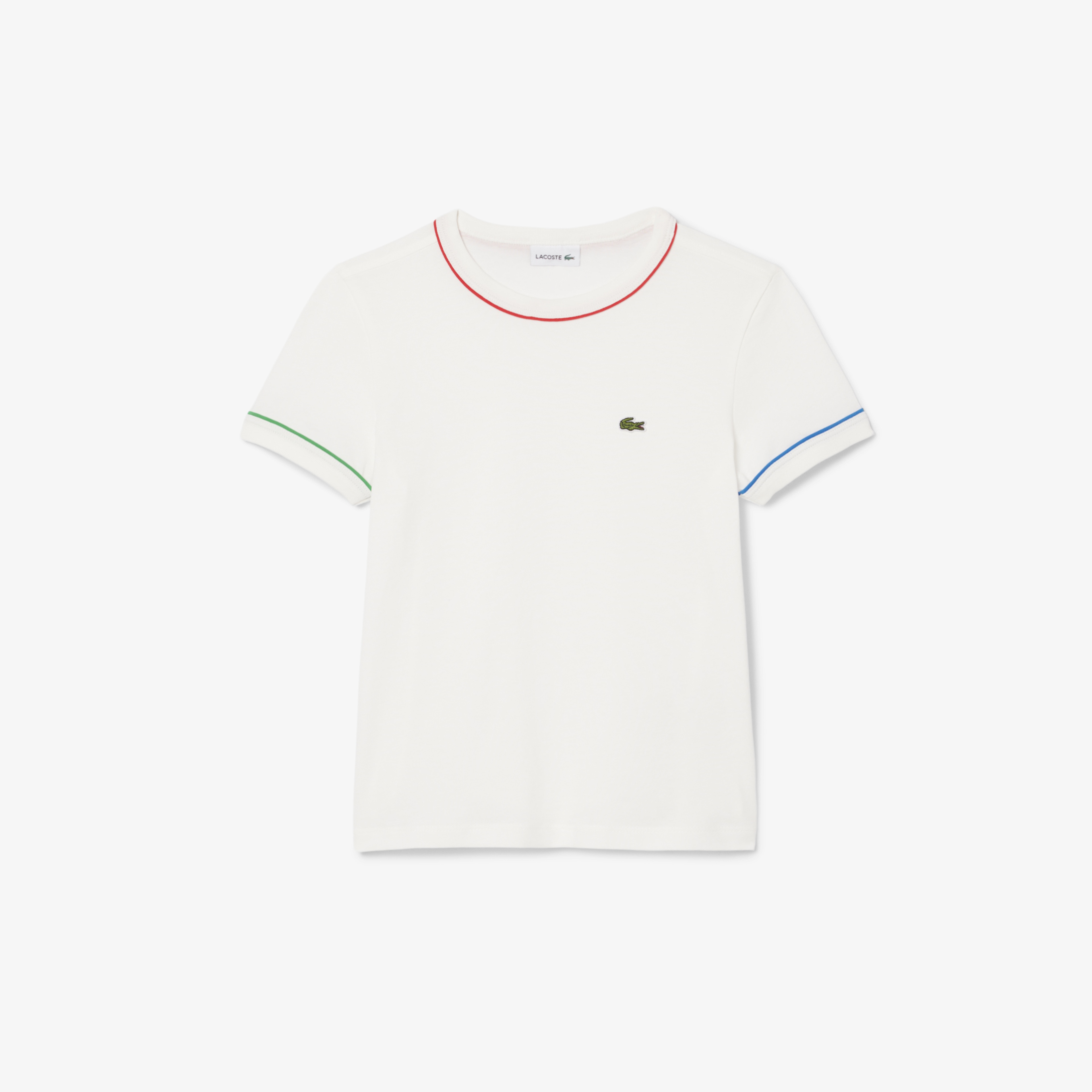 Çocuk Bisiklet Yaka Krem T-Shirt