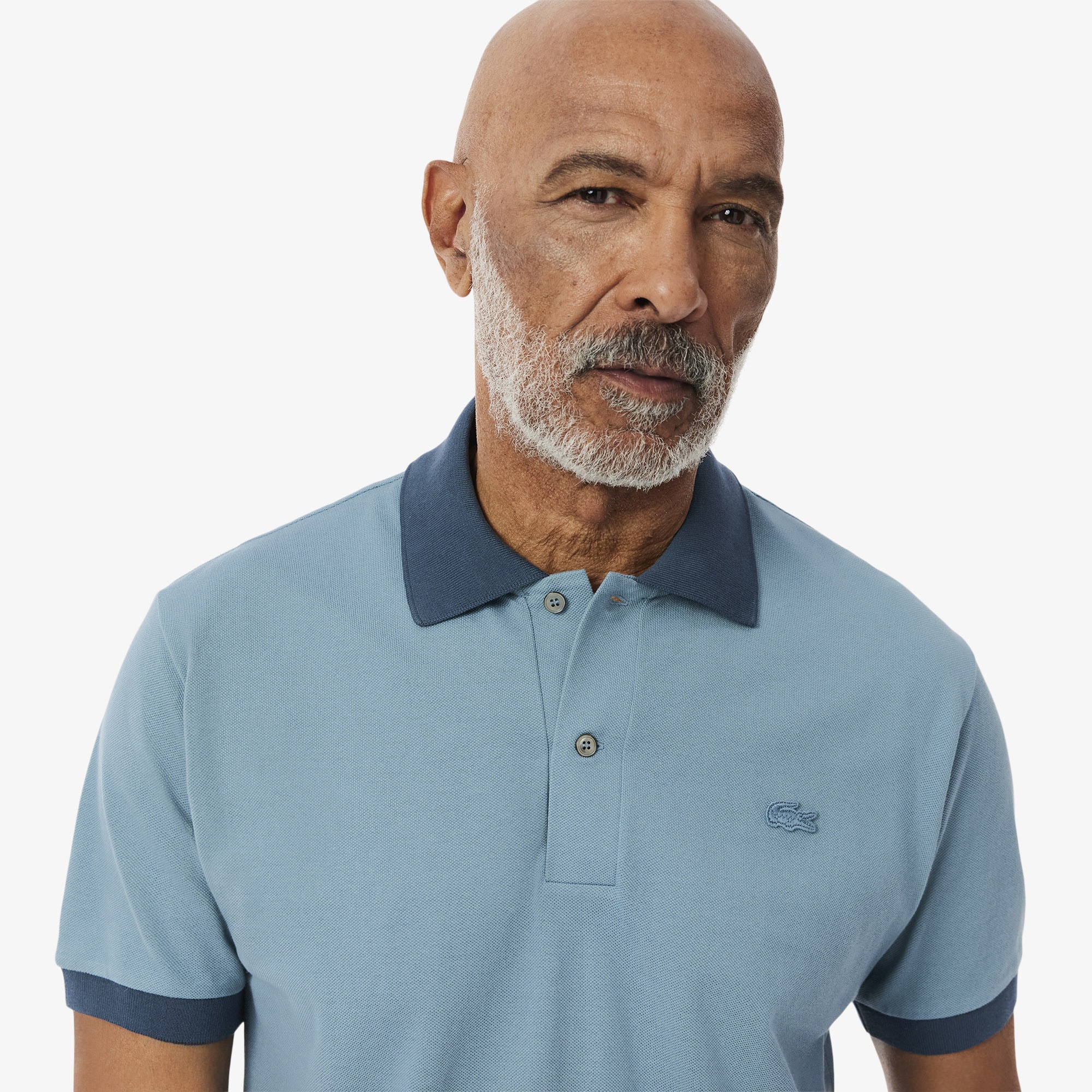 Lacoste Erkek Classic Fit Renk Bloklu Lacivert Polo