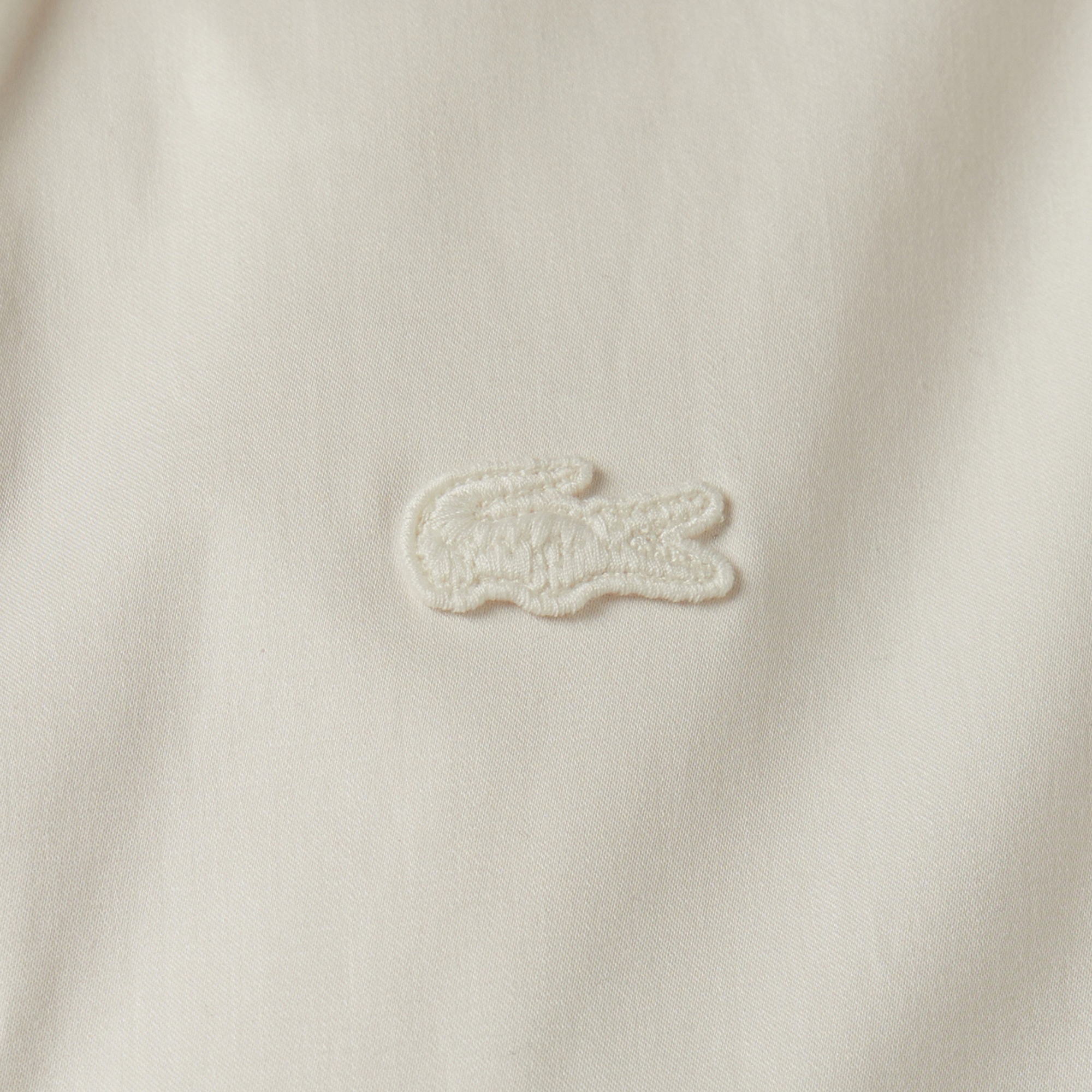 Lacoste Kadın Regular Fit Yarım Kol Krem Gömlek