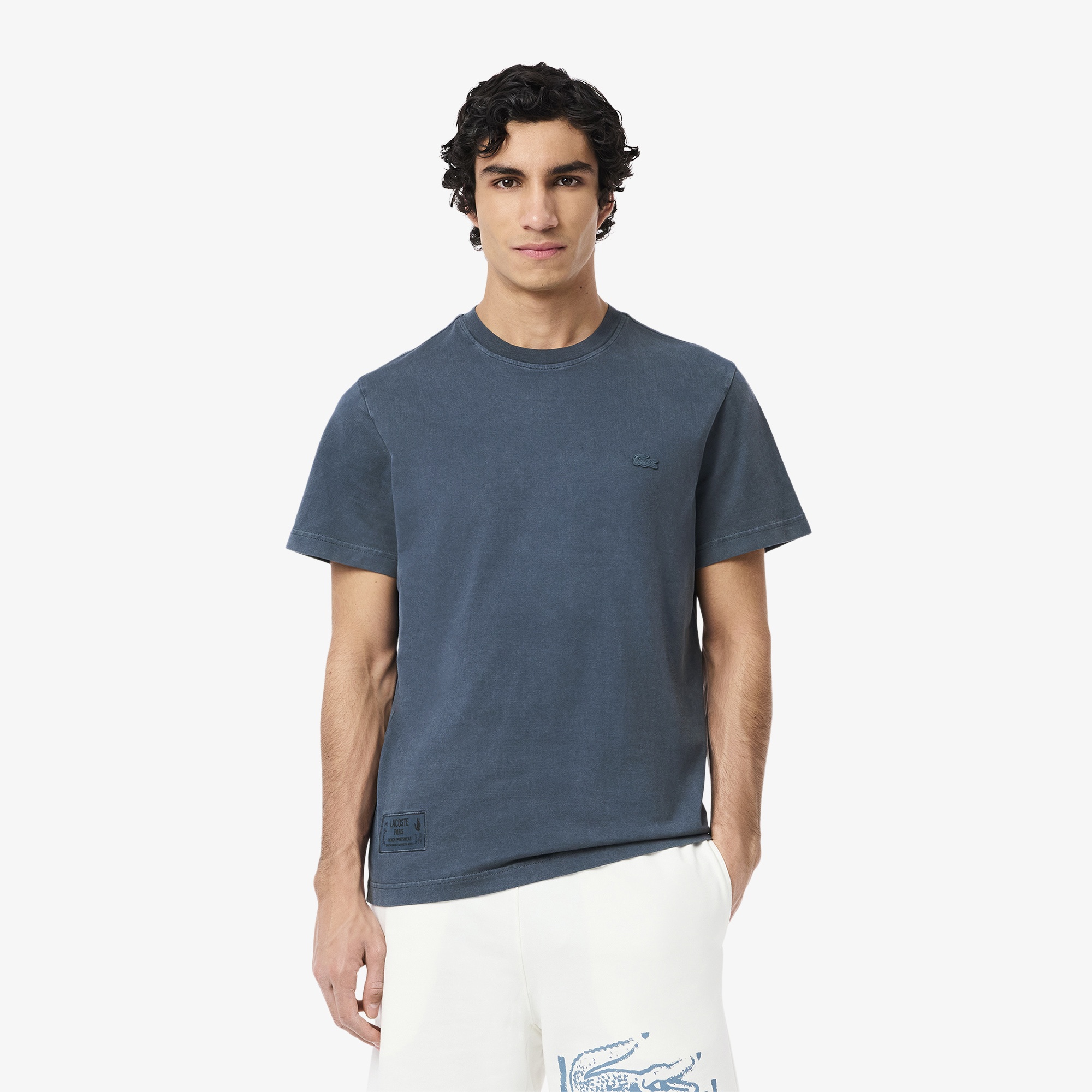 Lacoste Erkek Regular Fit Bisiklet Yaka Lacivert T-Shirt