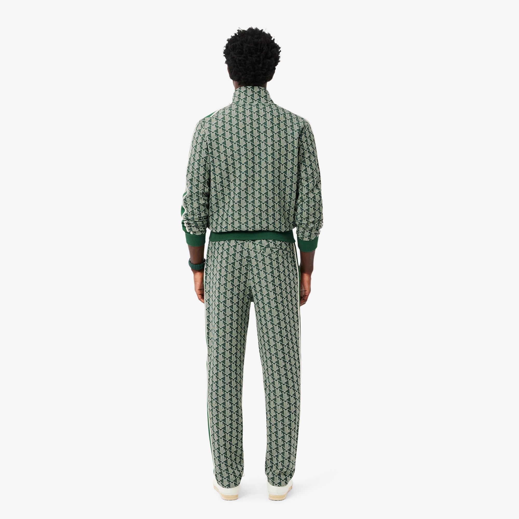 Lacoste Paris Erkek Regular Fit Monogram Yeşil Eşofman Altı görsel 3